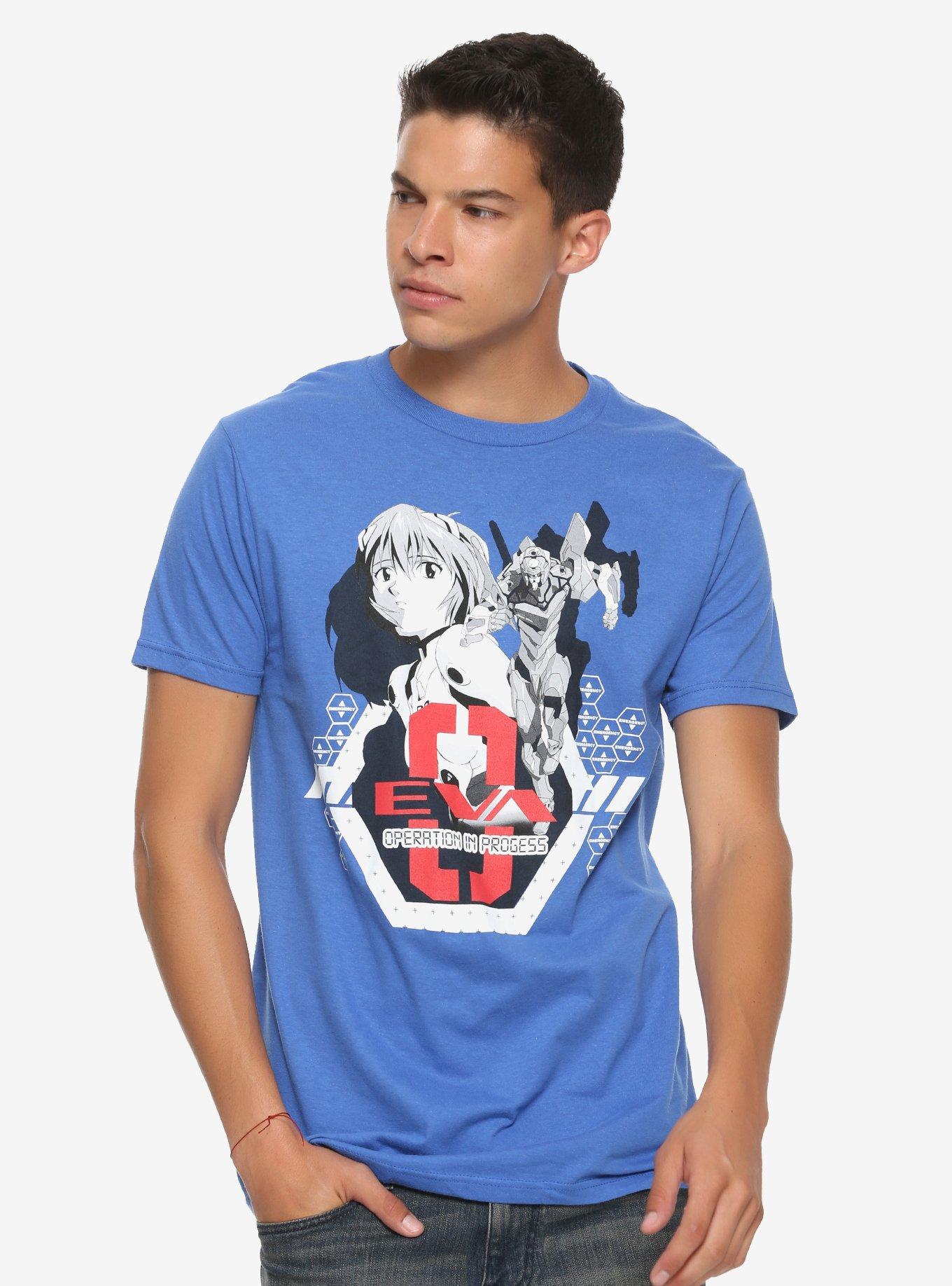 Evangelion Operation In Progress Rei Ayanami T-Shirt, , alternate