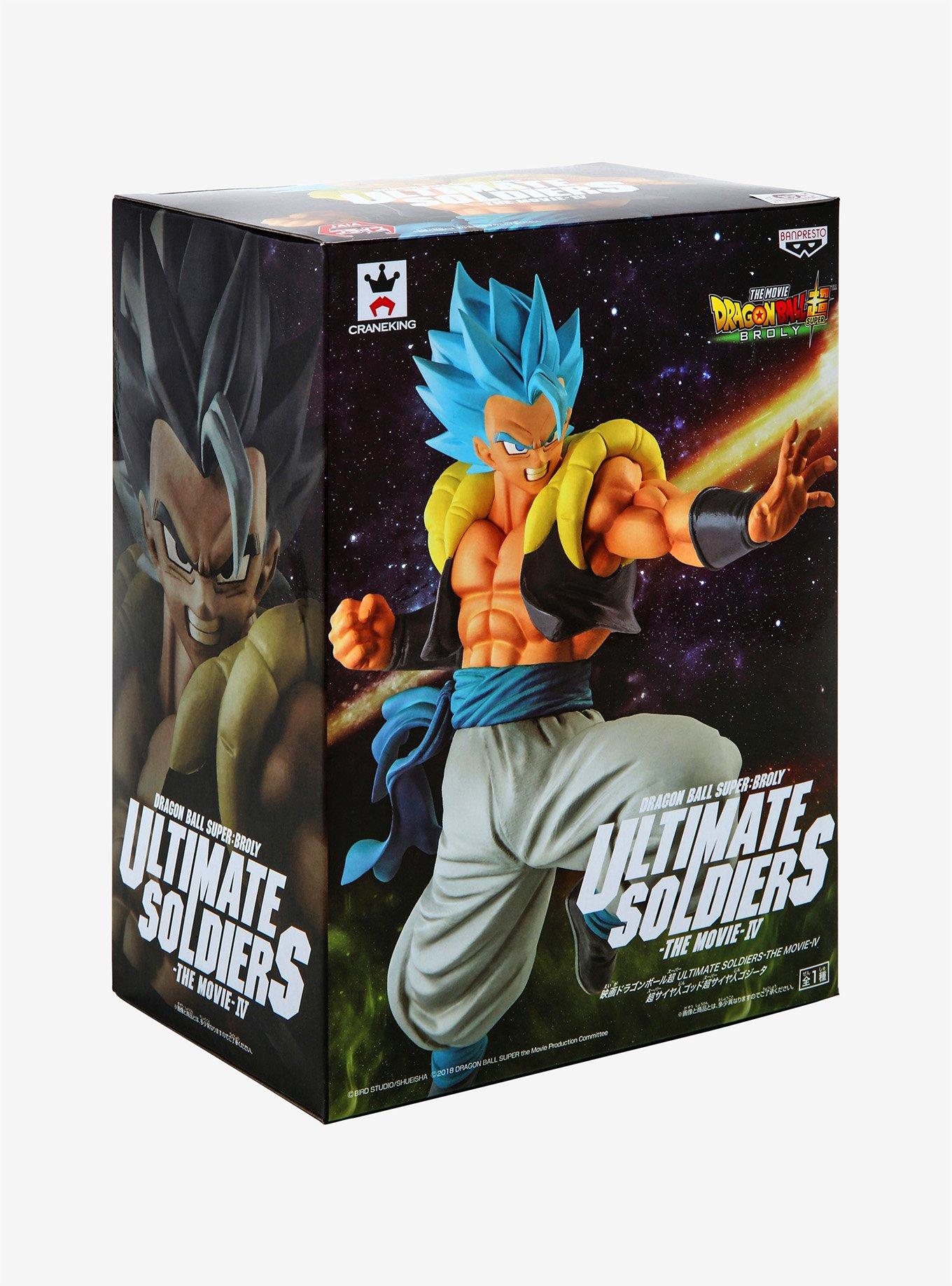 Banpresto Dragon Ball Super The Movie Ultimate Soldiers -The Movie- Vol. 4: Super Saiyan Blue Gogeta Collectible Figure, , alternate