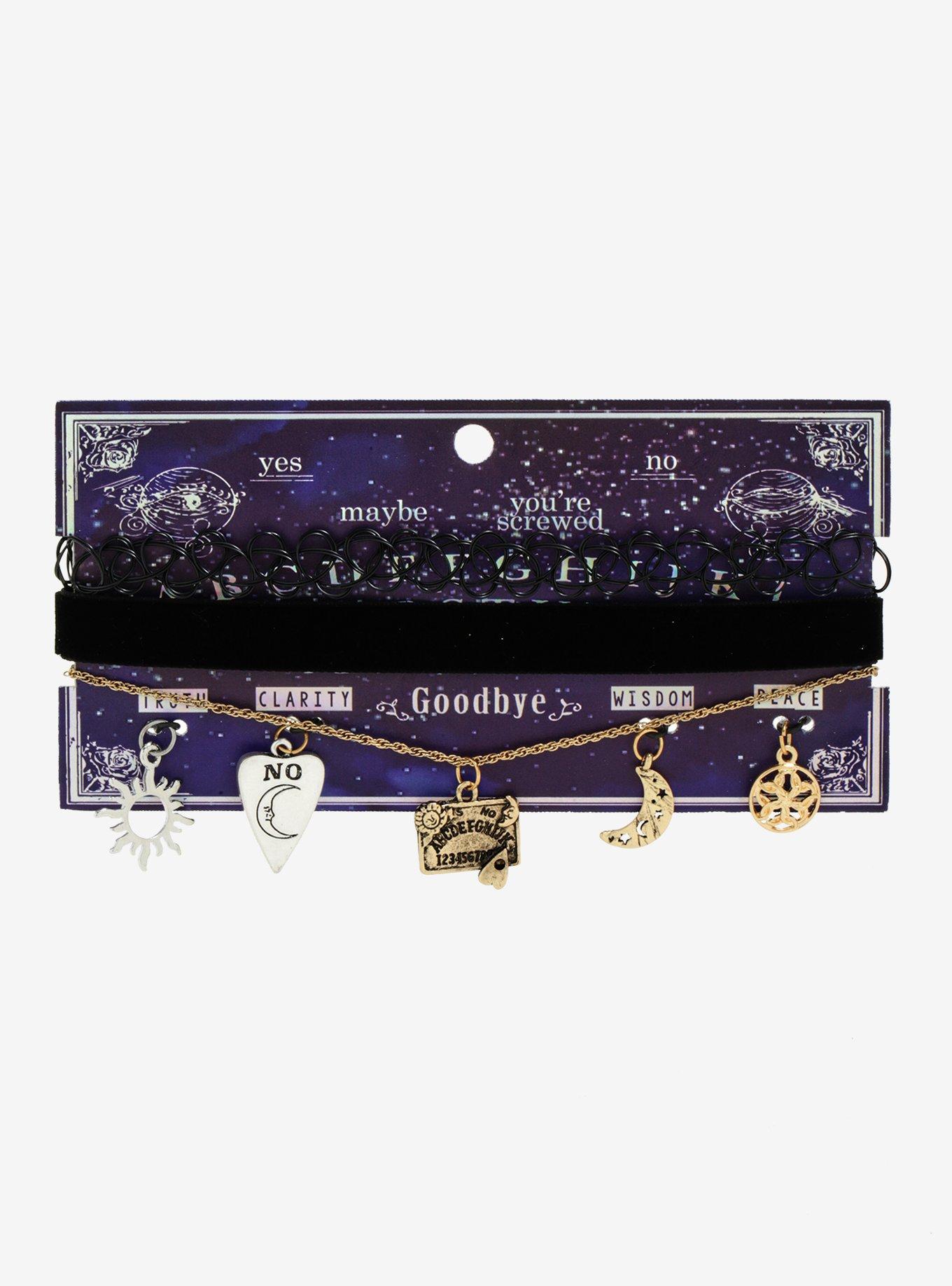 Ouija Choker Necklace Set, , alternate