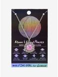 Moon Phases Opal Pendant Necklace, , alternate