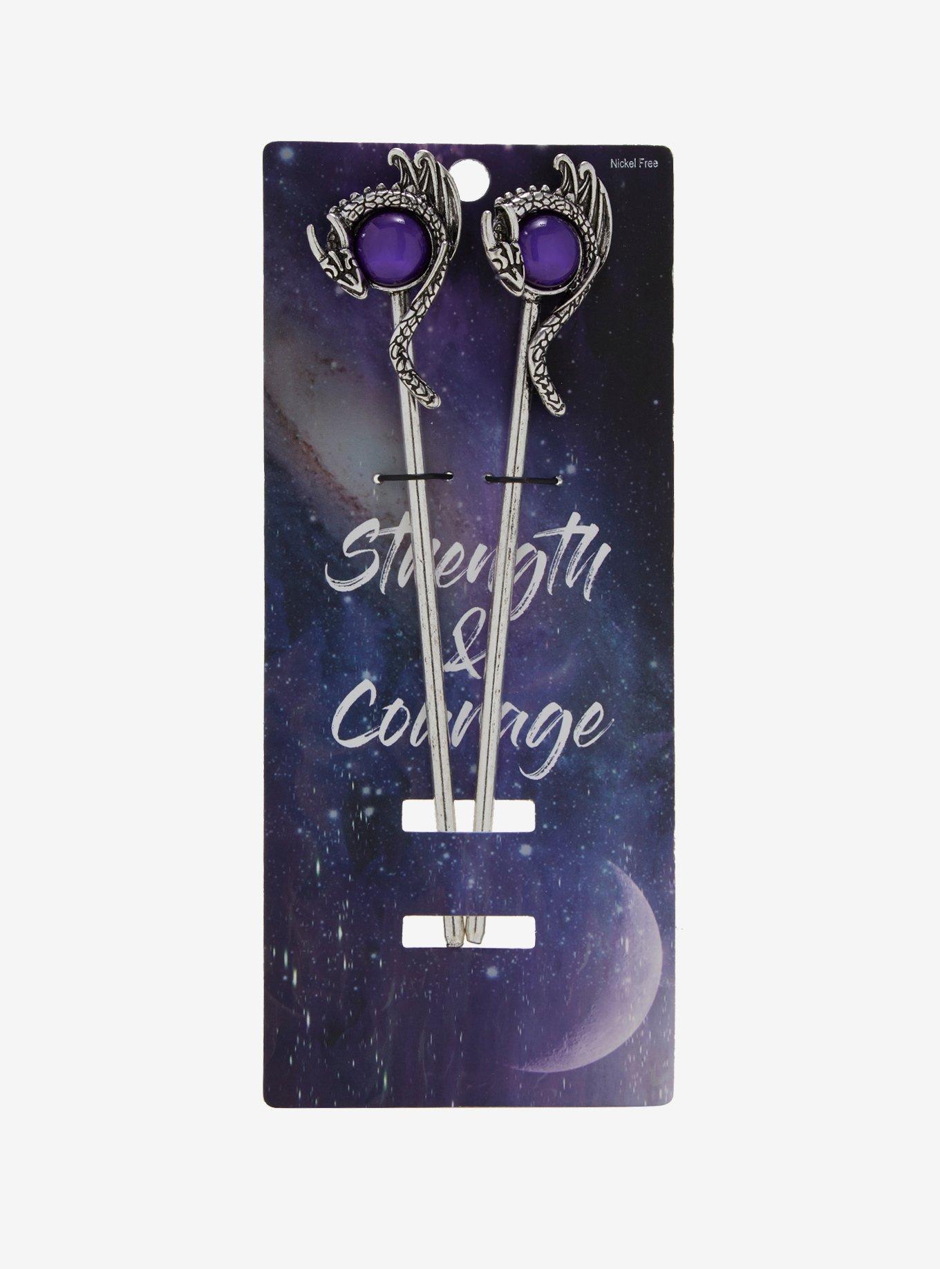 Dragon Orb Hair Sticks, , alternate