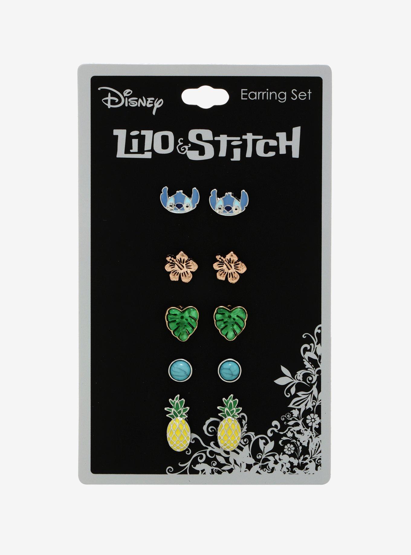 Disney Lilo & Stitch Tropical Earring Set, , alternate