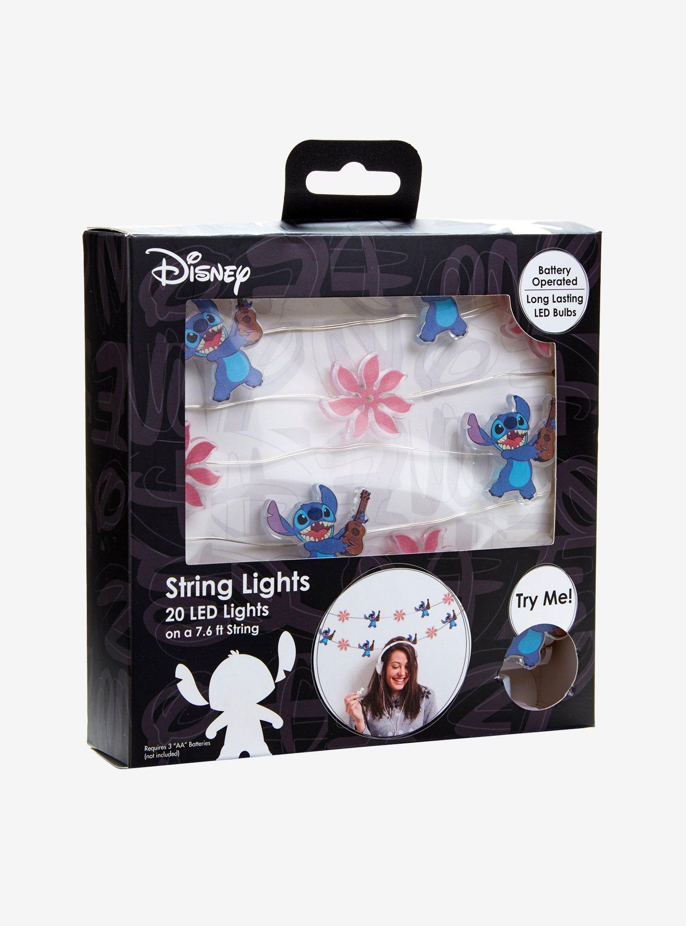 Disney Lilo & Stitch Guitar & Flowers String Lights | HotTopic