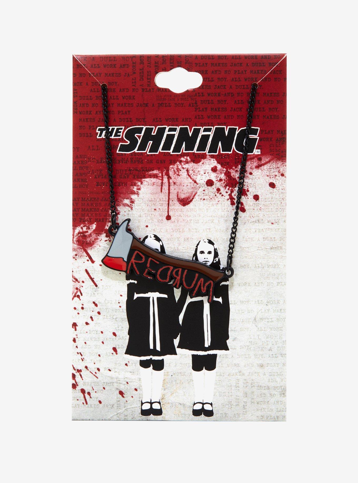 The Shining Redrum Axe Nameplate Necklace, , alternate