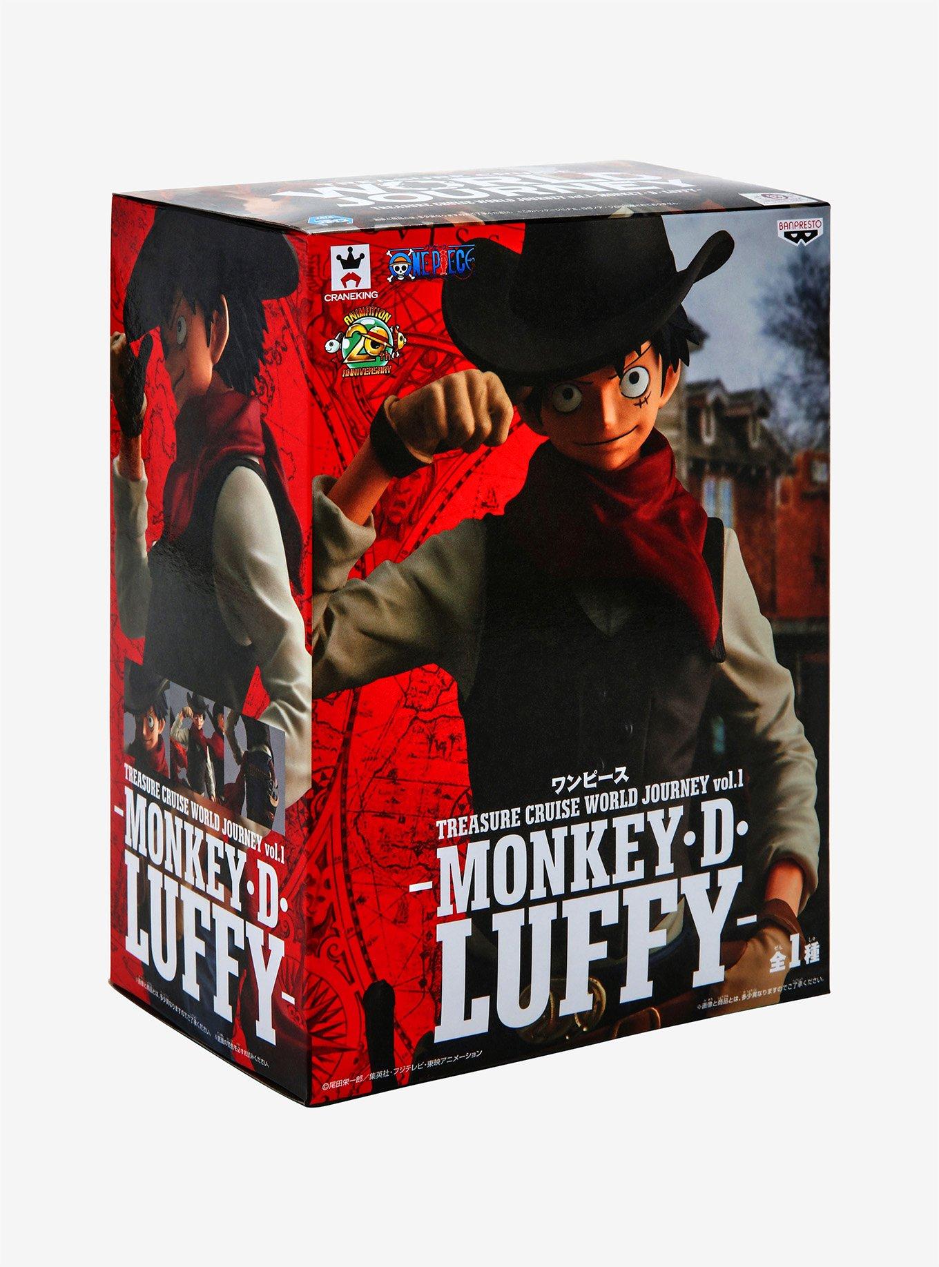 Banpresto One Piece Treasure Cruise World Journey Vol. 1 Monkey D. Luffy Western Figure, , alternate