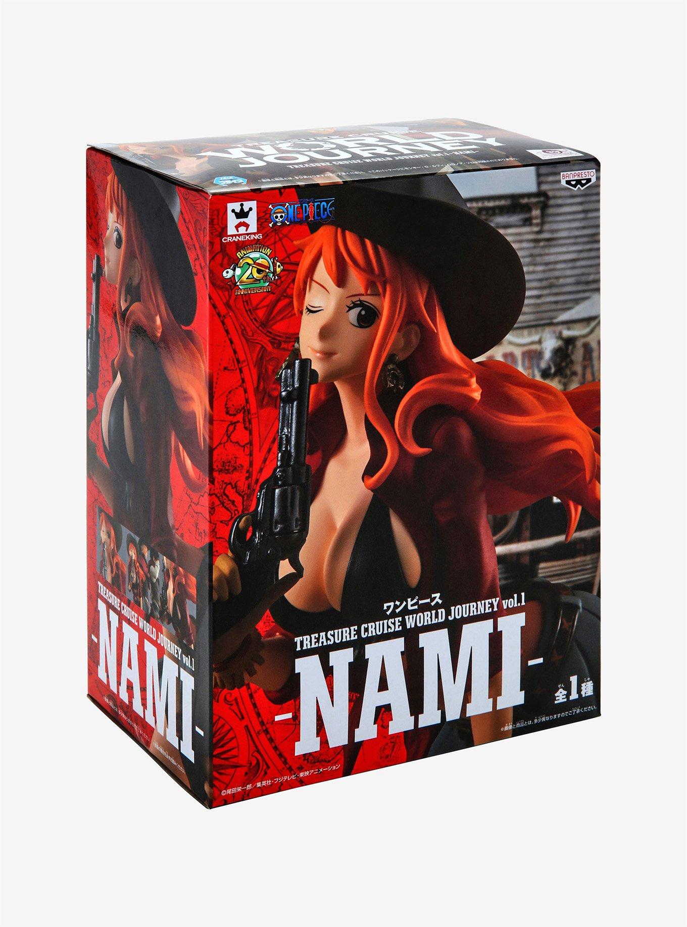 Banpresto One Piece Treasure Cruise World Journey Vol. 1 Nami Western Figure, , alternate