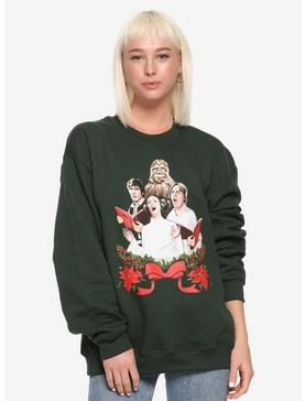 Plus Size Our Universe Star Wars Rebel Carolers Sweatshirt, , hi-res