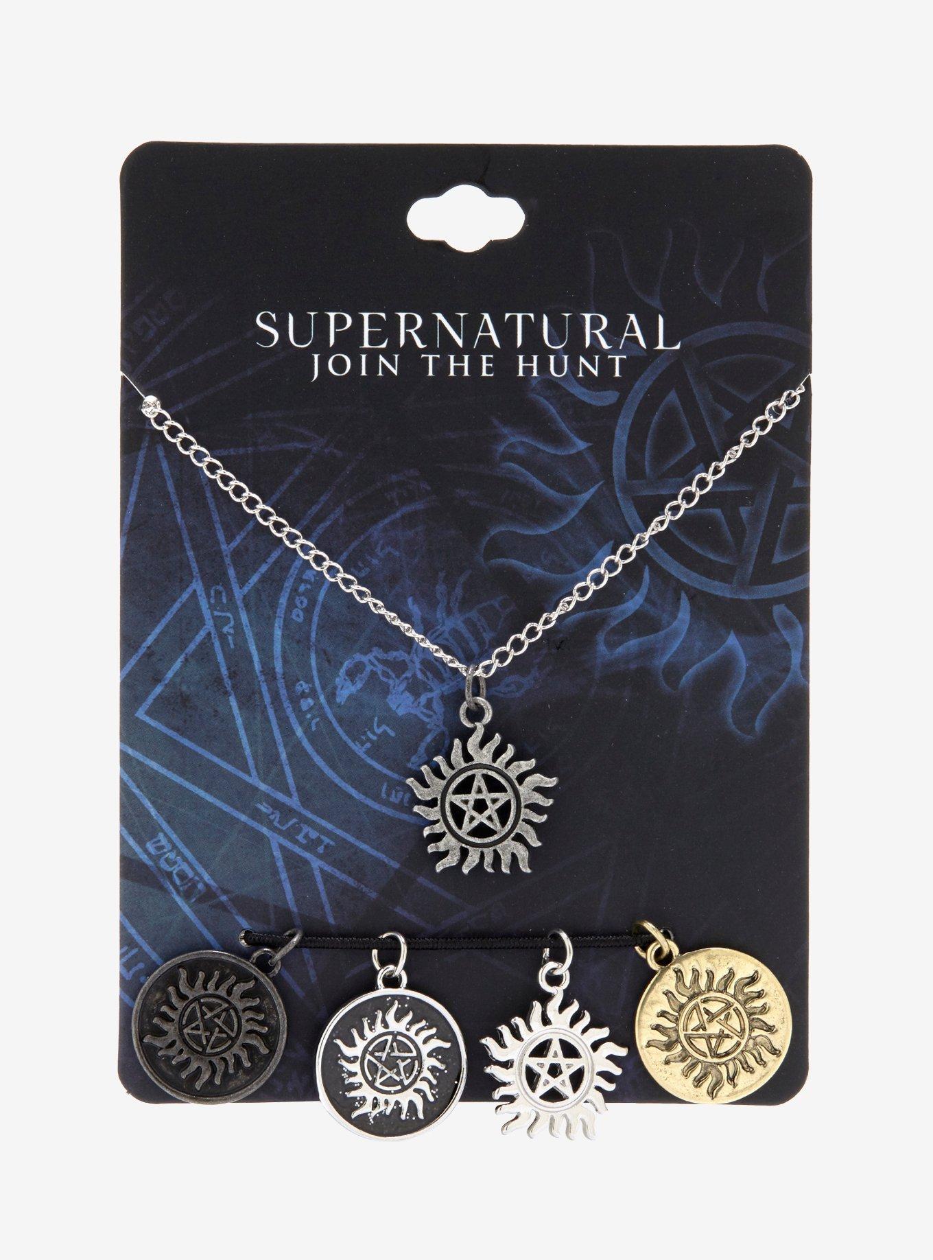Supernatural Anti-Possession Interchangeable Charm Necklace, , alternate