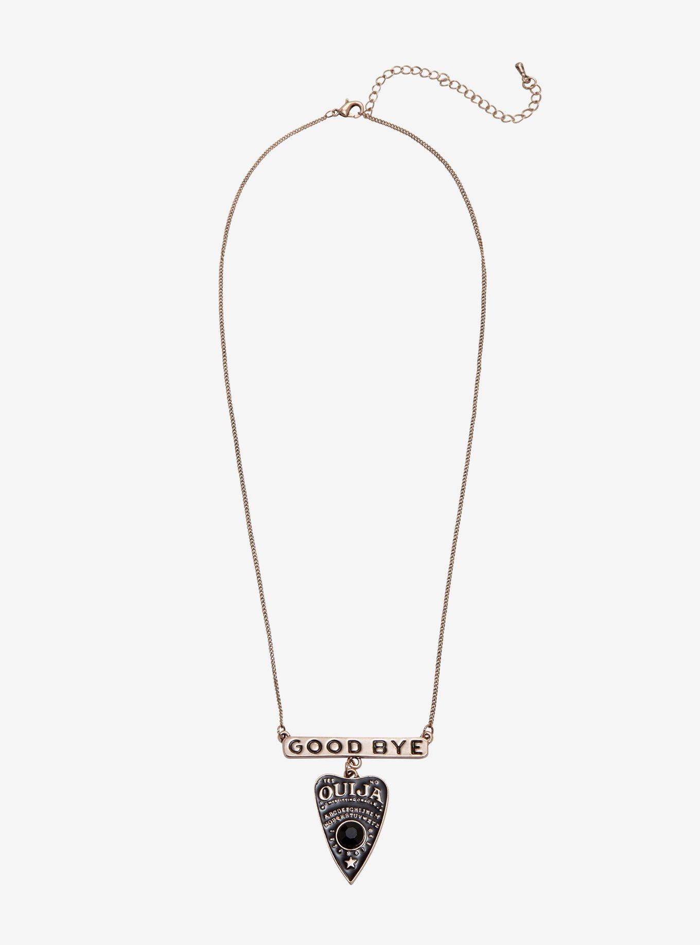 Ouija Goodbye Bar Necklace, , alternate