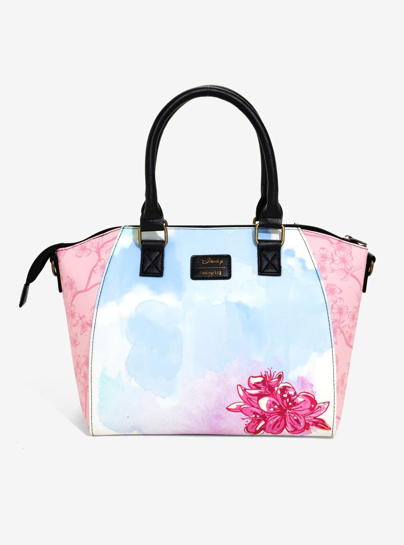 Loungefly Disney Mulan Watercolor Satchel Bag, , alternate