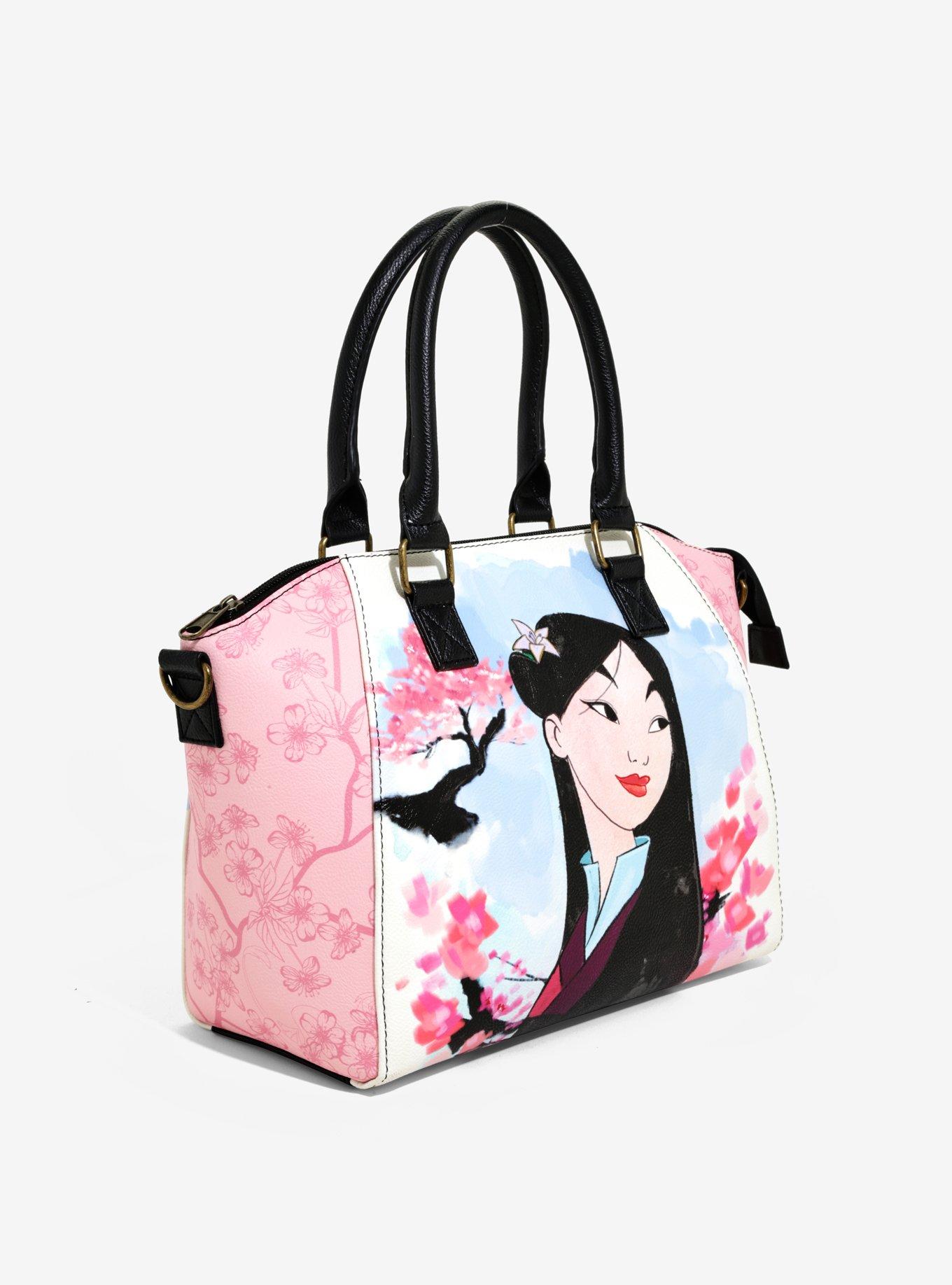 Loungefly Disney Mulan Watercolor Satchel Bag, , alternate