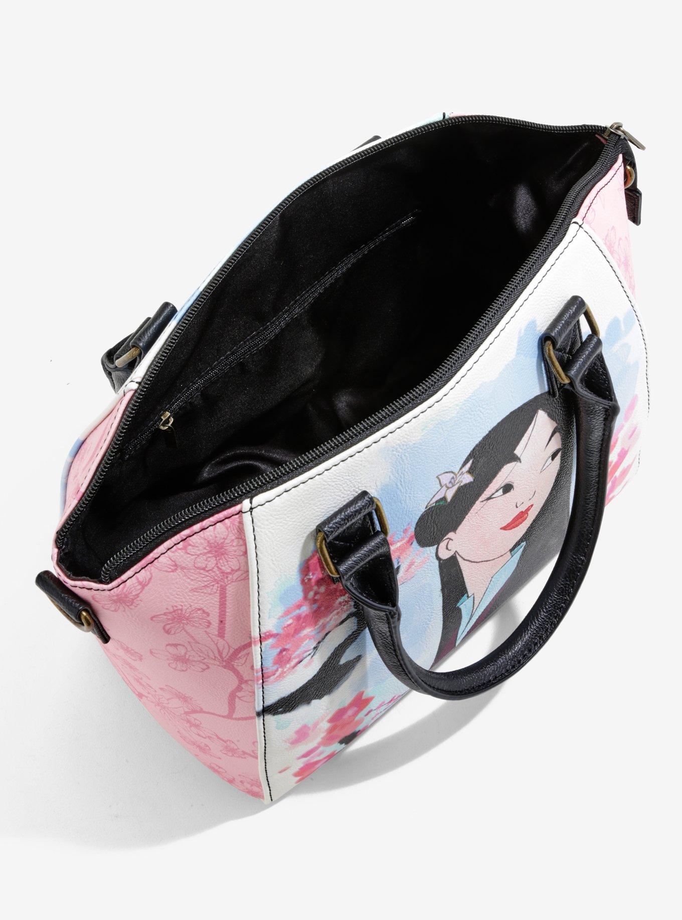 Loungefly Disney Mulan Watercolor Satchel Bag, , alternate