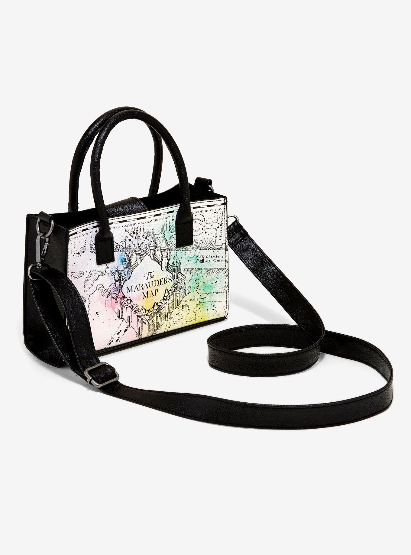 Loungefly Harry Potter Watercolor Marauder's Map Mini Satchel Bag, , alternate