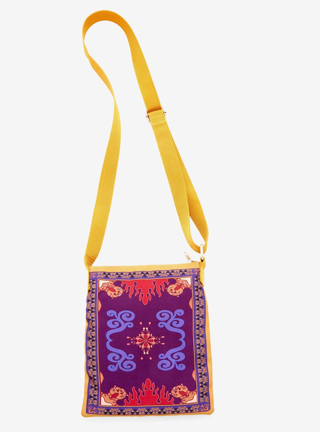 Loungefly Disney Aladdin Magic Carpet Passport Crossbody Bag, , alternate