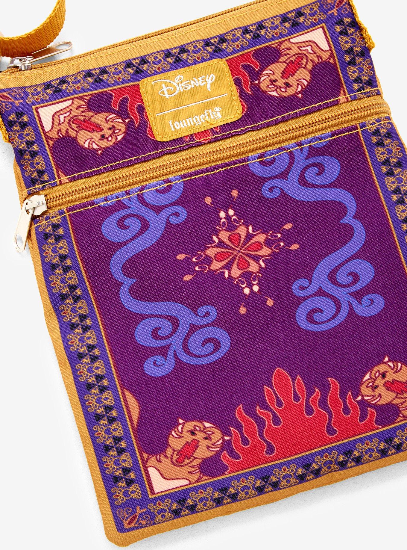 Loungefly Disney Aladdin Magic Carpet Passport Crossbody Bag, , alternate