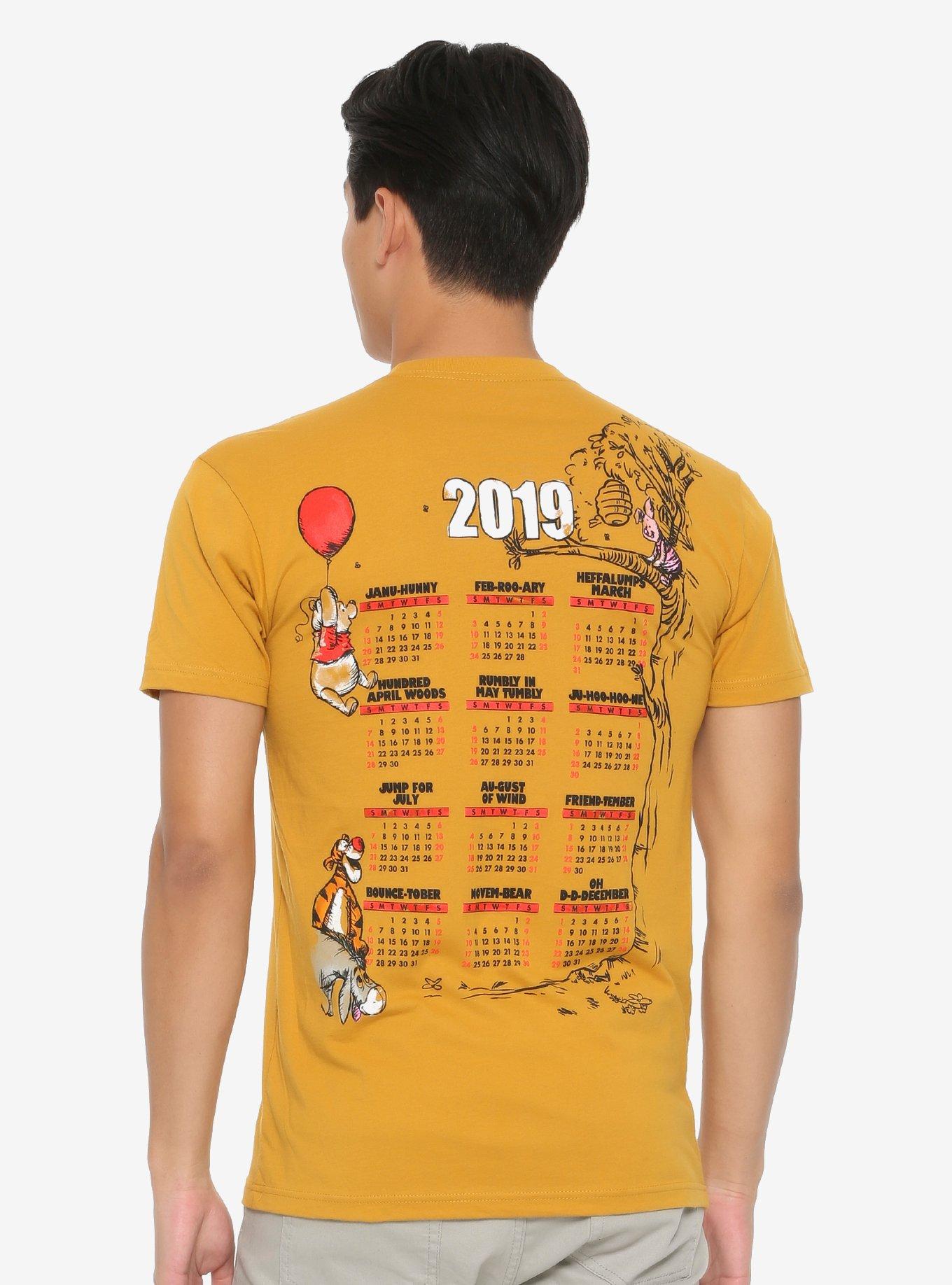 Disney Winnie The Pooh Piglet Year Of The Pig Calendar T-Shirt - BoxLunch Exclusive, , alternate