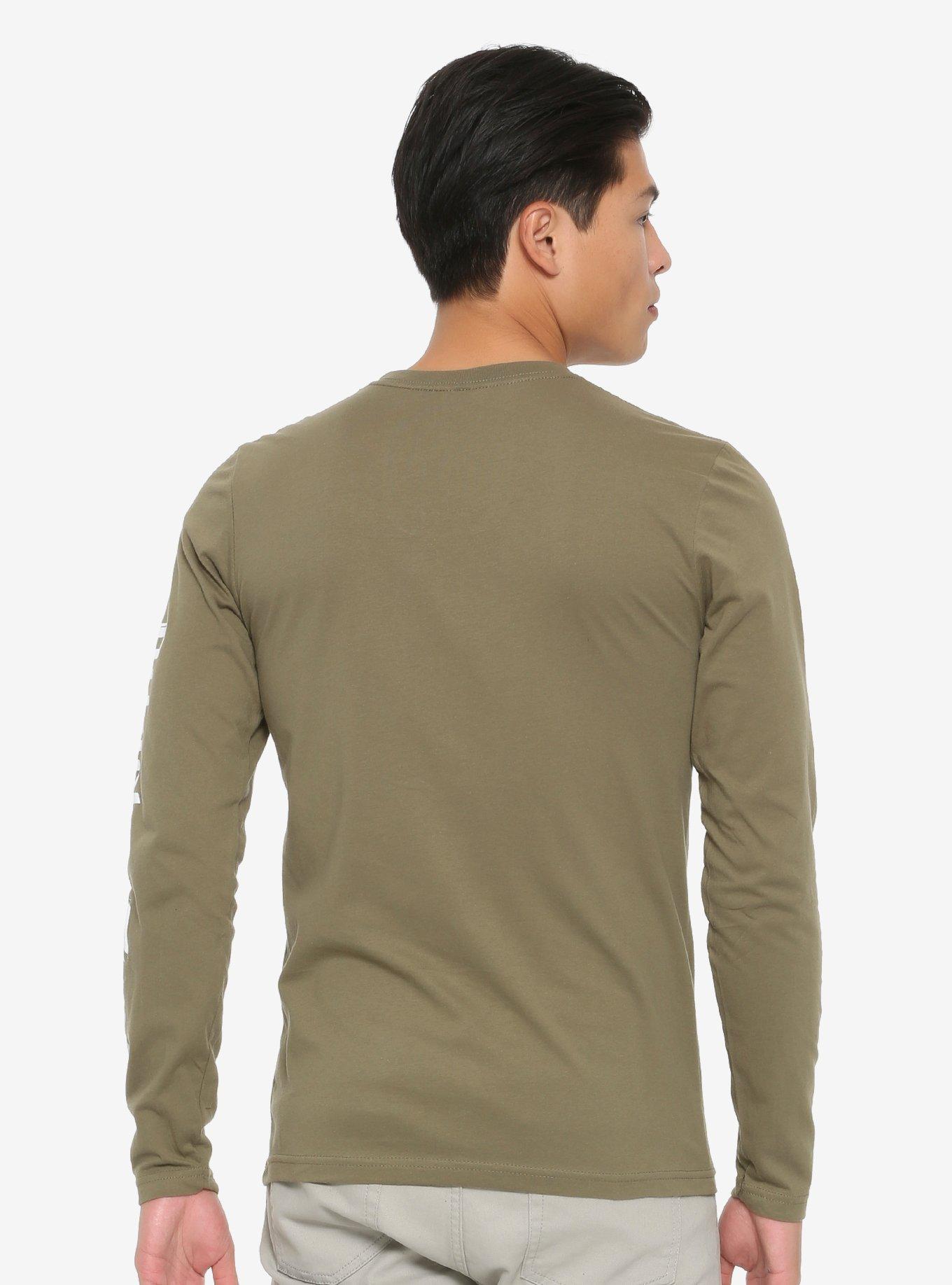 Attack On Titan Character Long Sleeve T-Shirt, , alternate