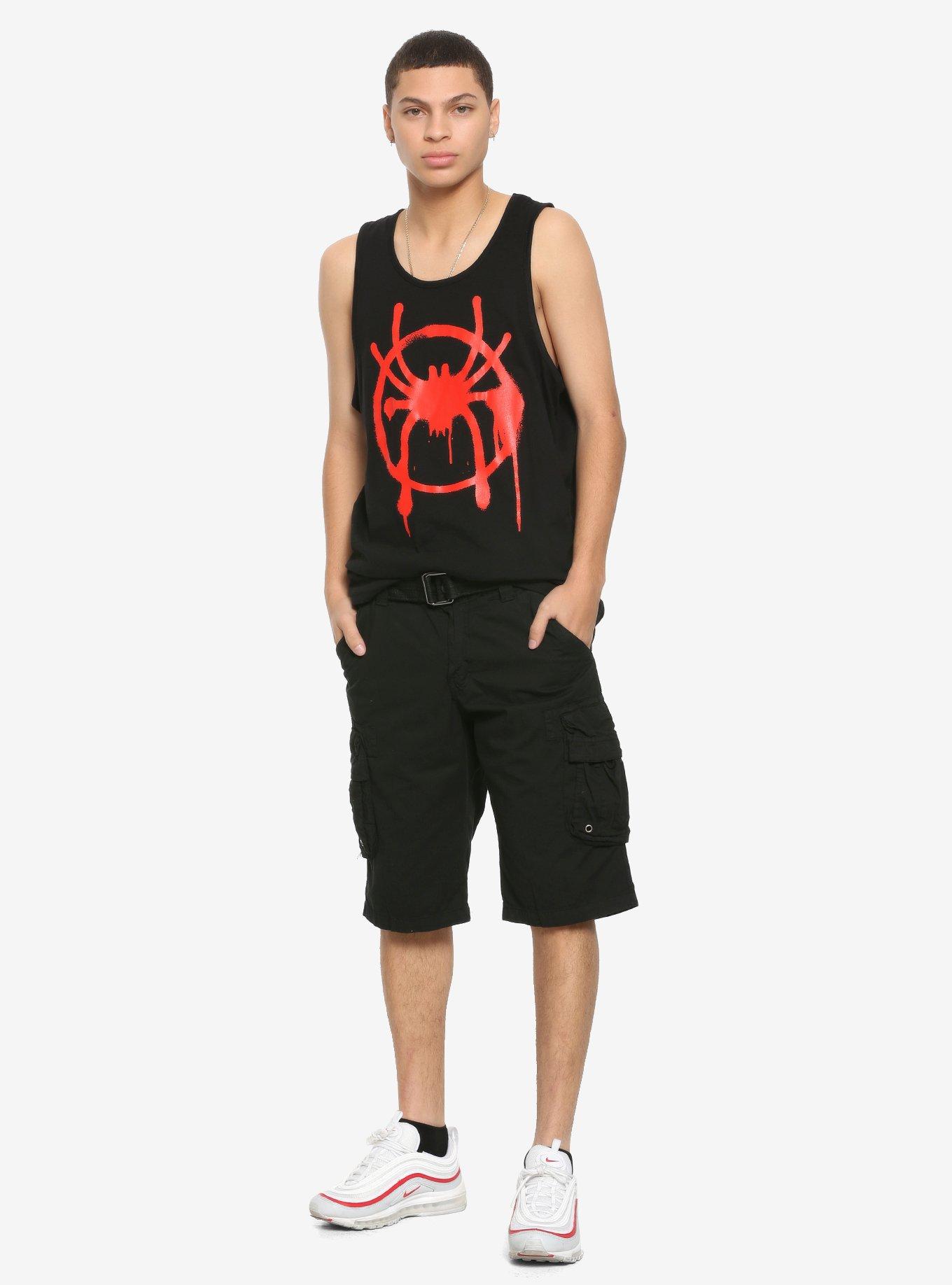 Black Cargo Shorts, , alternate