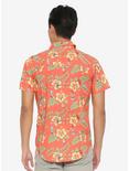 Rick And Morty Tropical Floral Woven Button-Up - BoxLunch Exclusive, , alternate