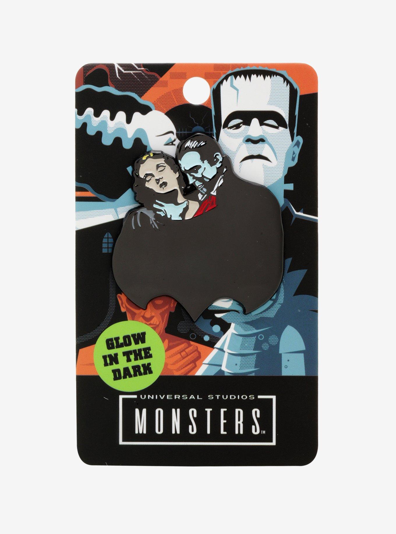 Universal Studios Monsters Dracula Glow-In-The-Dark Enamel Pin, , alternate