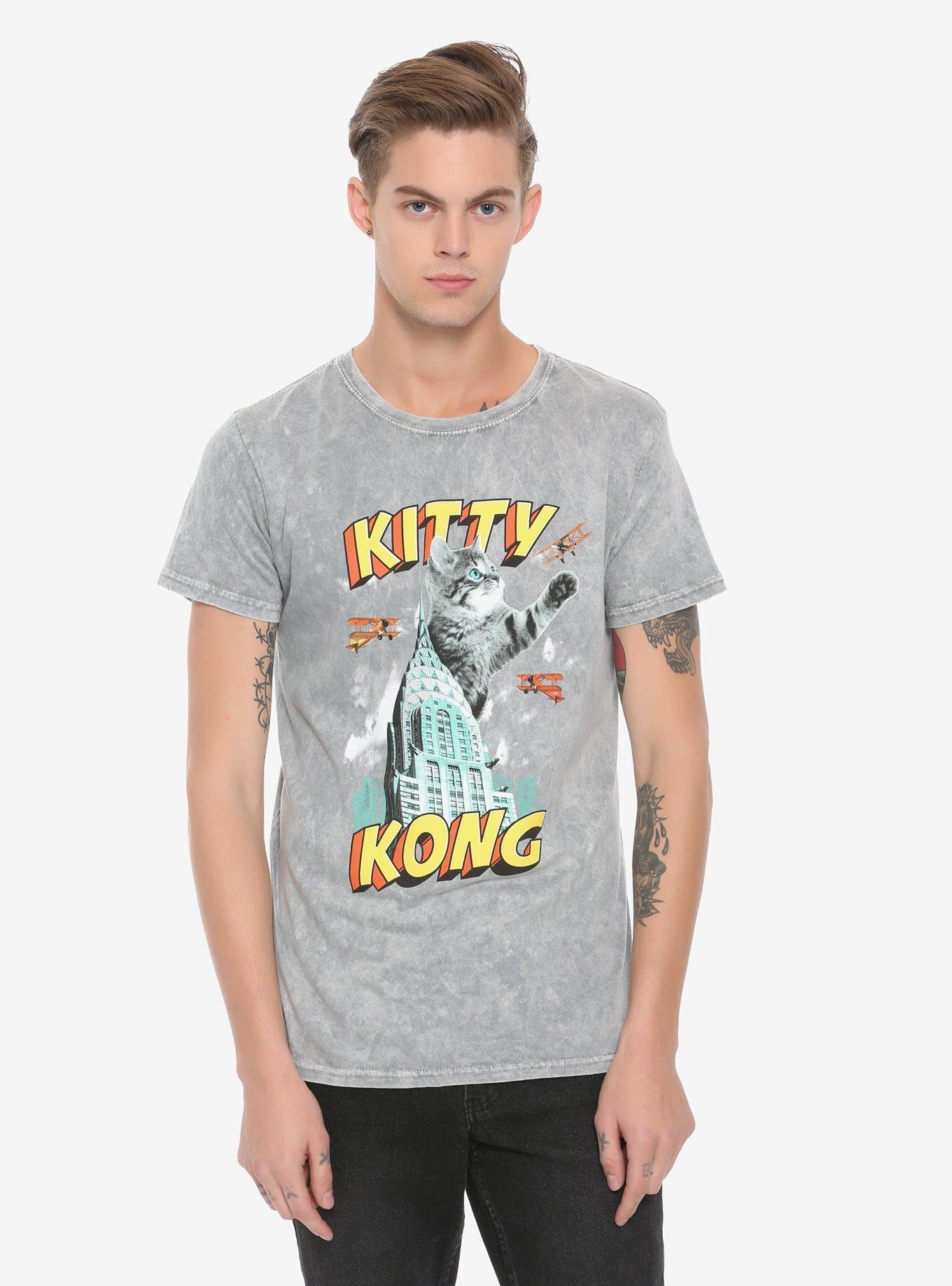 Kitty Kong Acid Wash T-Shirt, MULTI, alternate