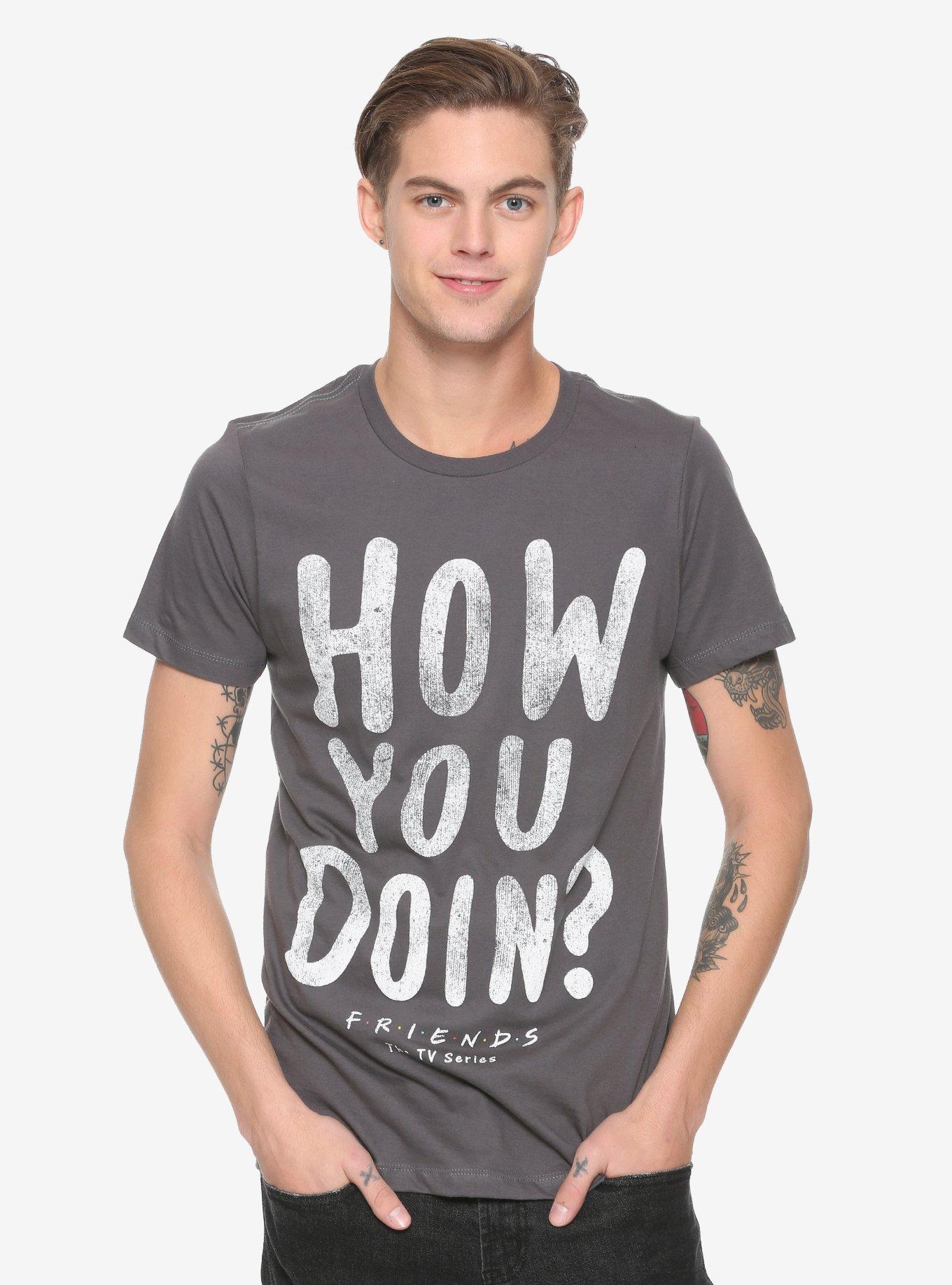 Friends Joey How You Doin'? T-Shirt, WHITE, alternate