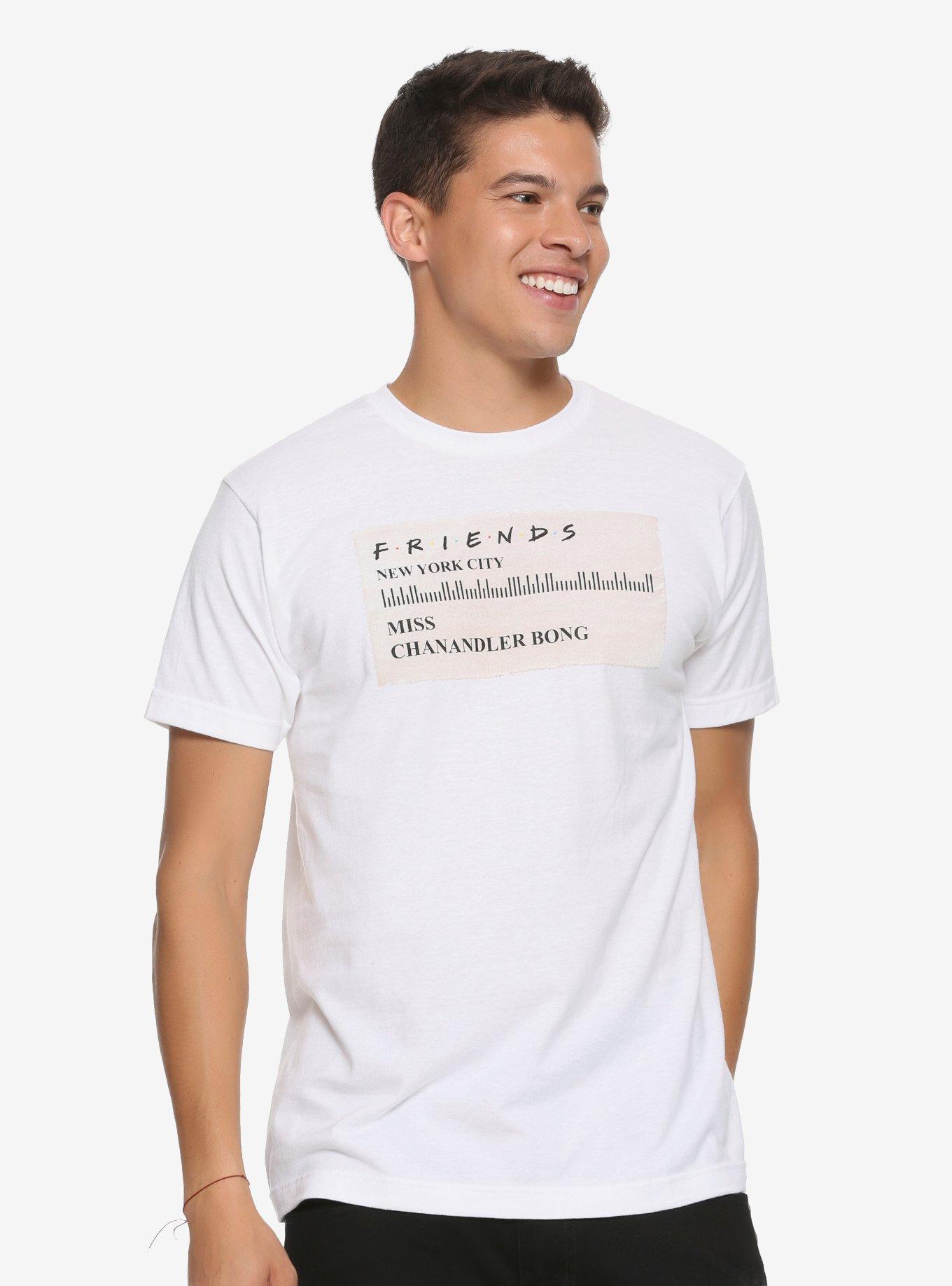 Friends TV Guide Address Label T-Shirt, MULTI, alternate