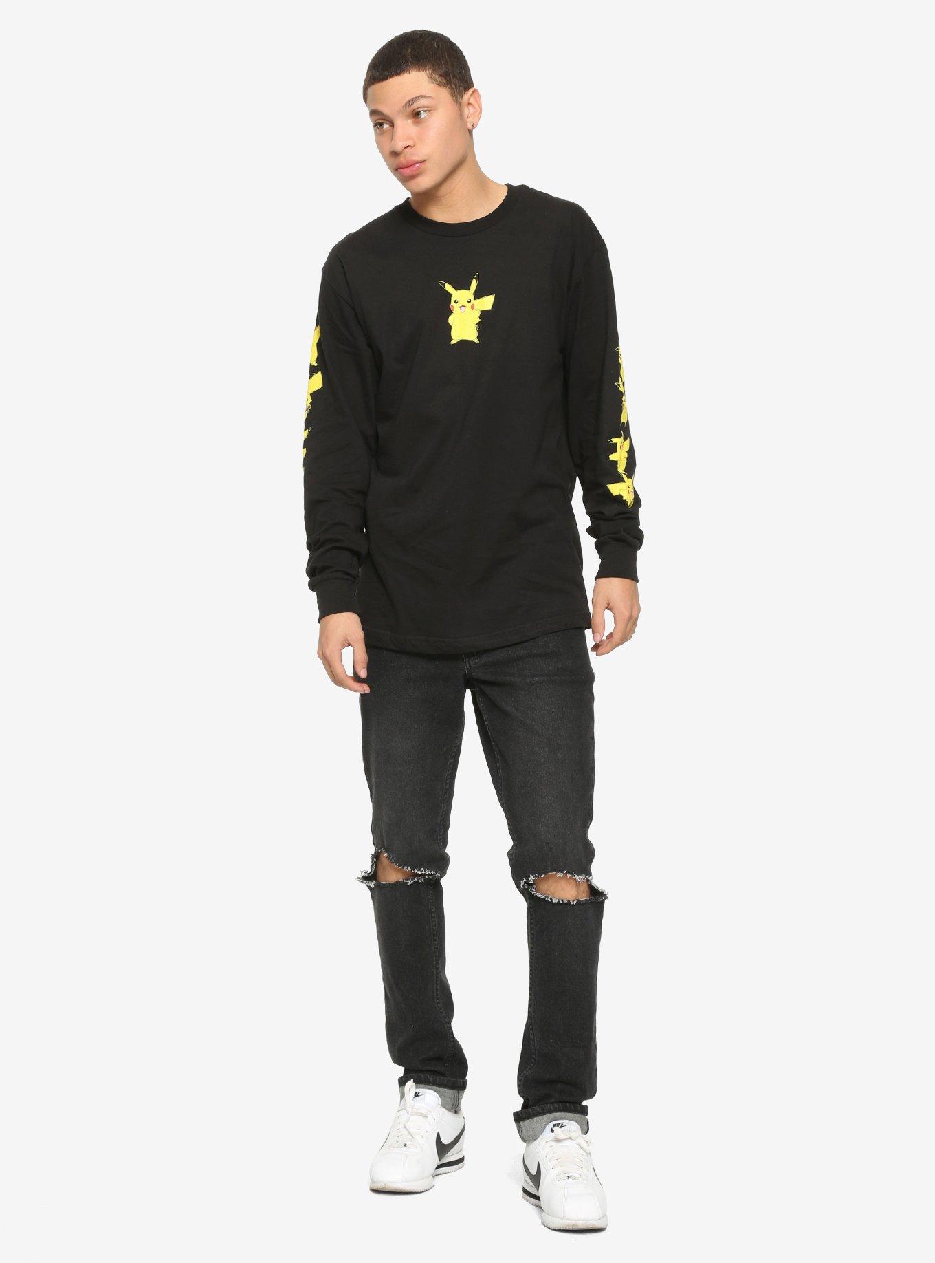 Pokemon Pikachu Poses Long-Sleeve T-Shirt, , alternate
