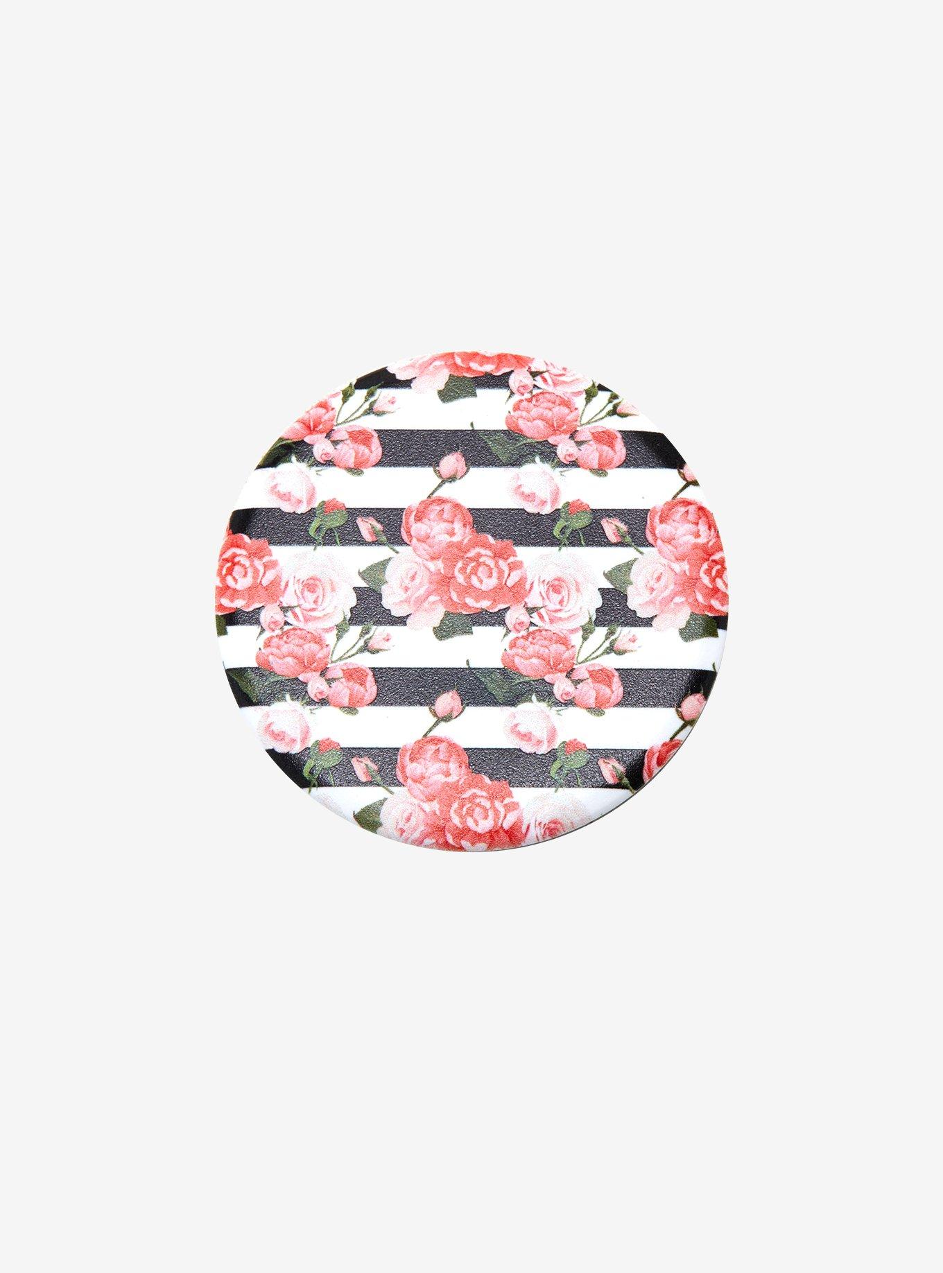 PopSockets Pinstripes & Roses True Romance Phone Grip & Stand, , alternate