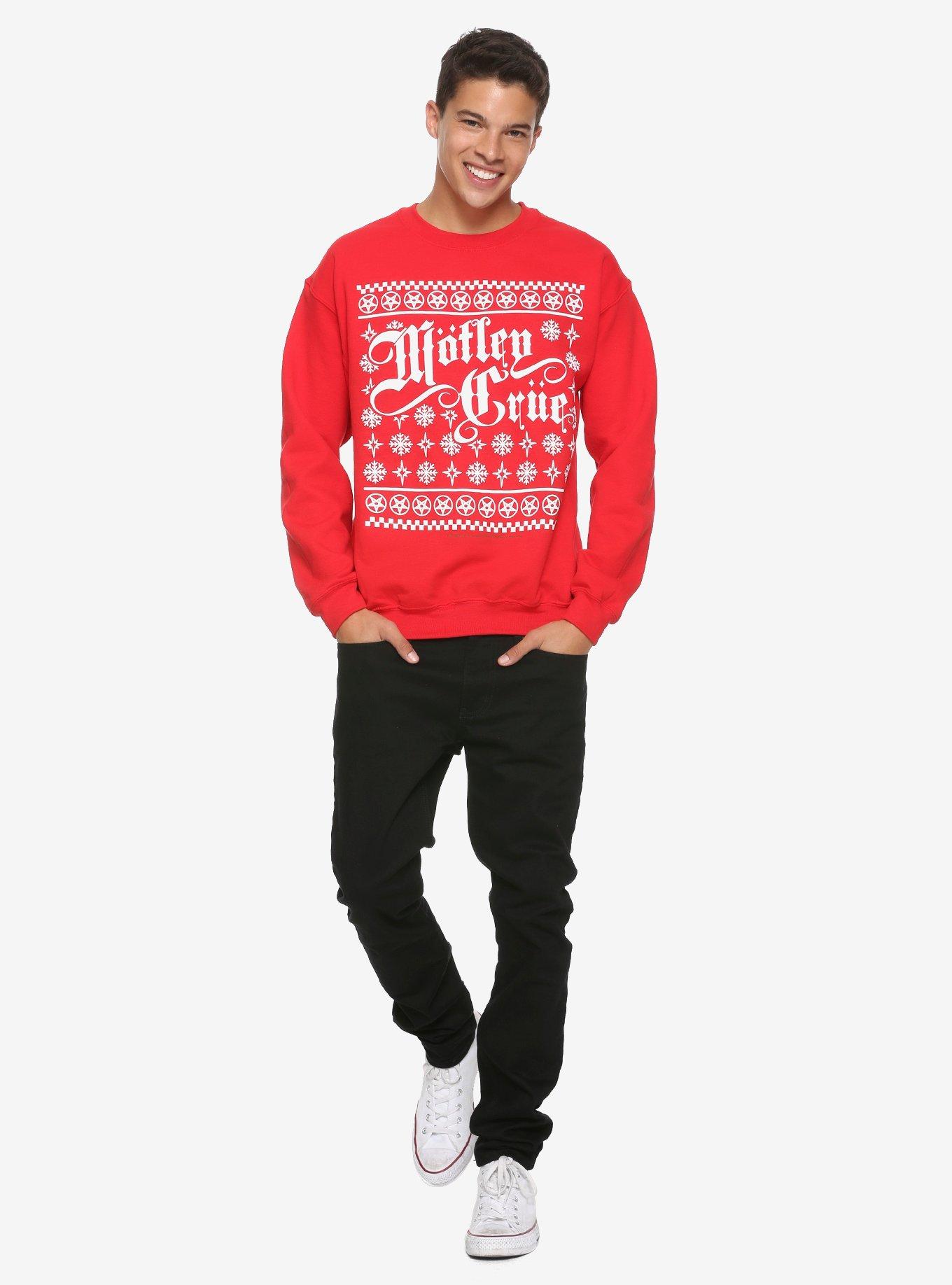Motley Crue Holiday Sweatshirt, , alternate