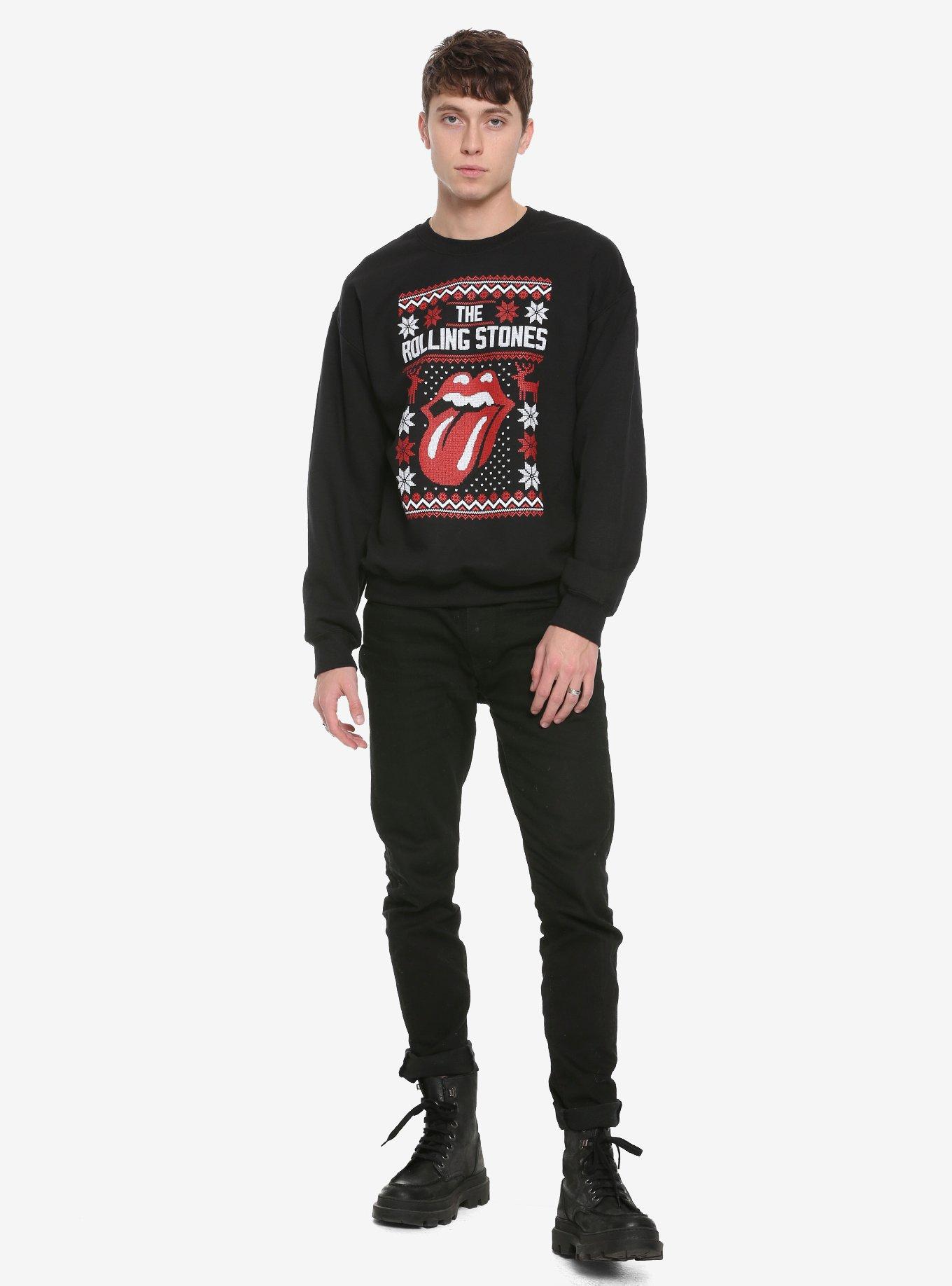 The Rolling Stones Holiday Sweatshirt, RED, alternate