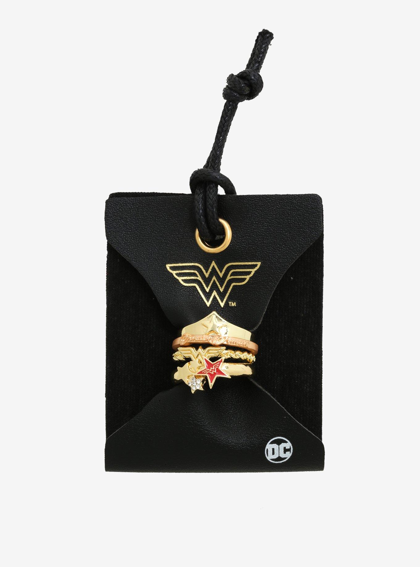 DC Wonder Woman Ring Set, , alternate