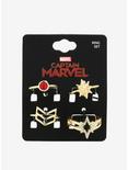Marvel Captain Marvel Stackable Ring Set, , alternate