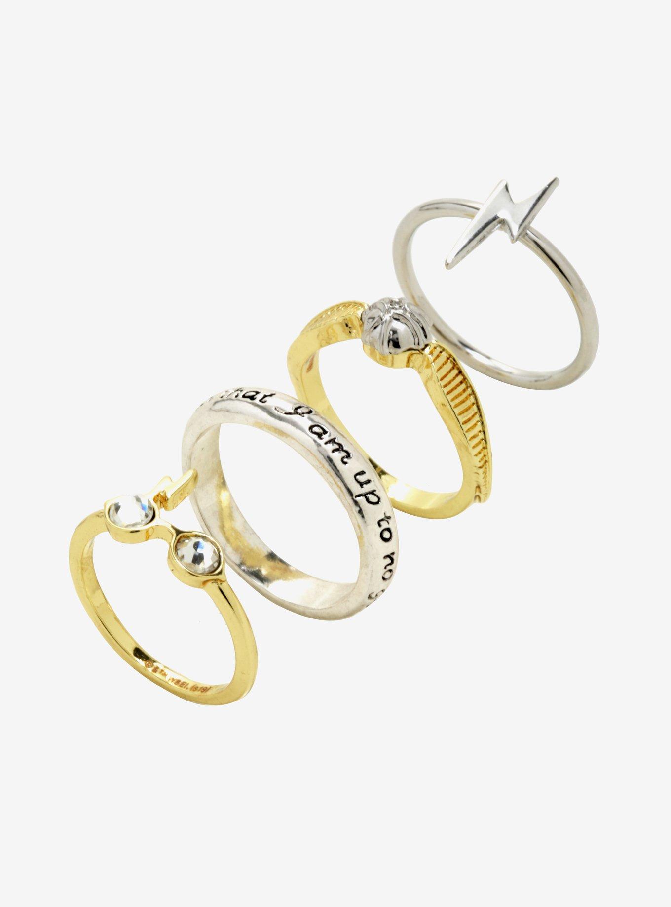 Harry Potter Stackable Ring Set, , alternate