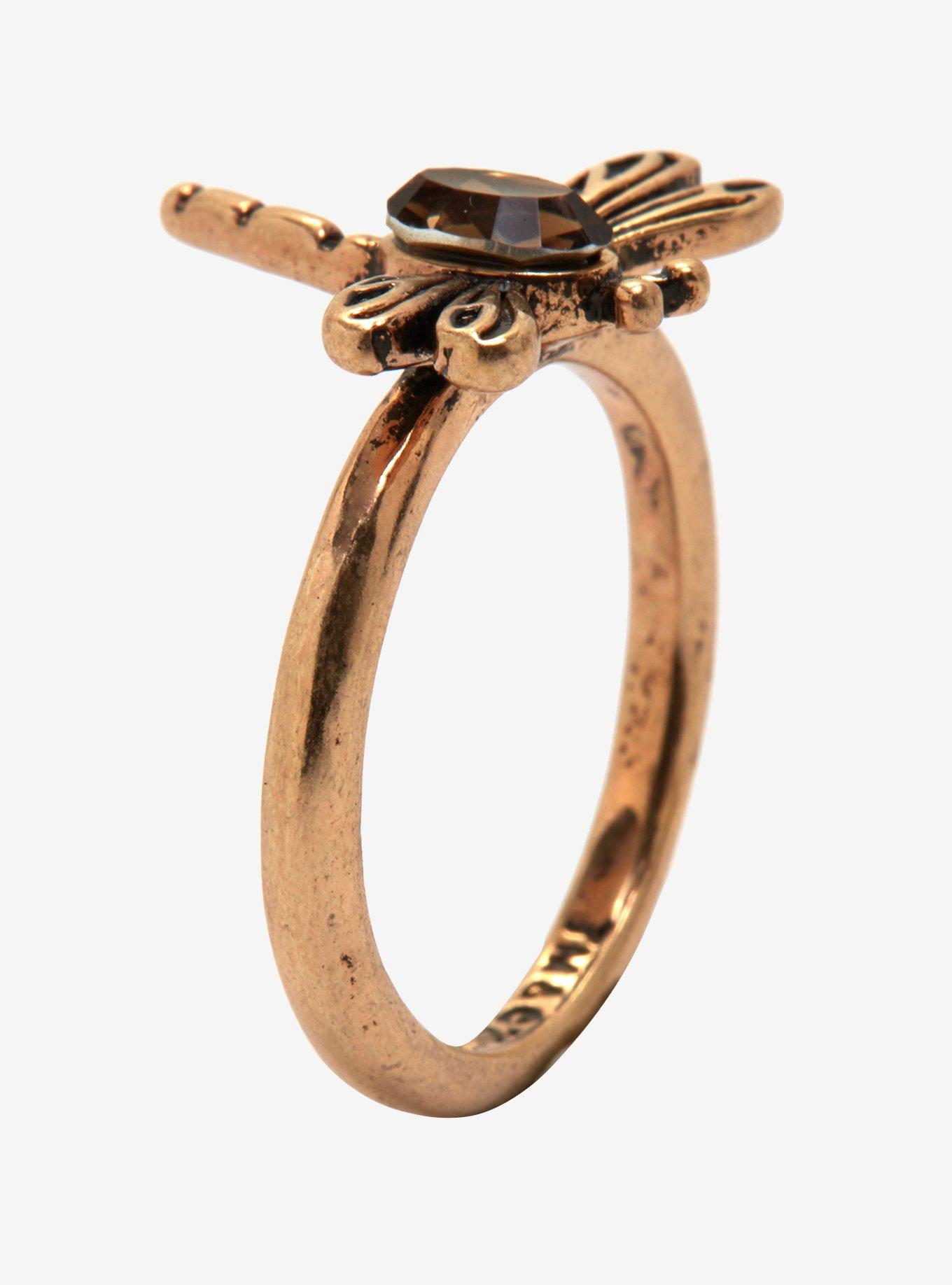 Outlander Dragonfly Ring, , alternate