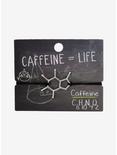 Caffeine Molecule Cord Bracelet, , alternate
