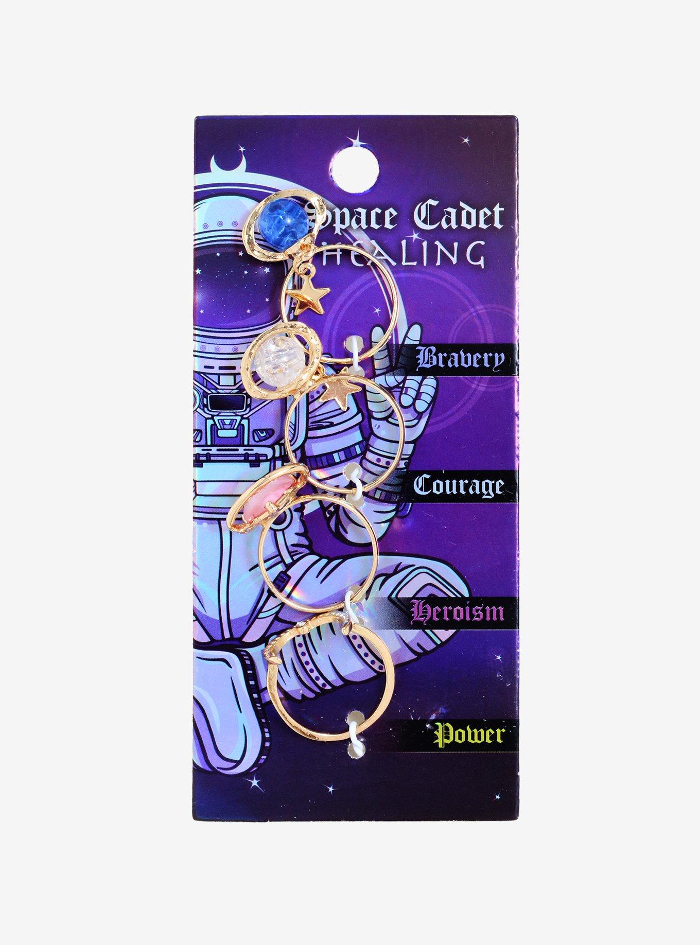 Planet Dangle Ring Set, , alternate