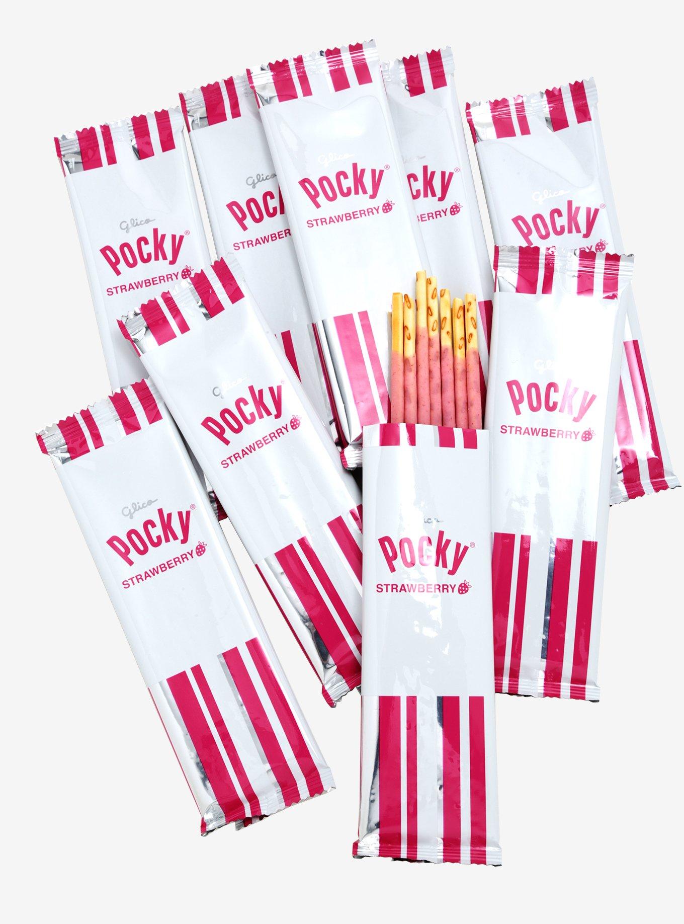 Pocky Strawberry Biscuit Sticks 9 Pack, , alternate