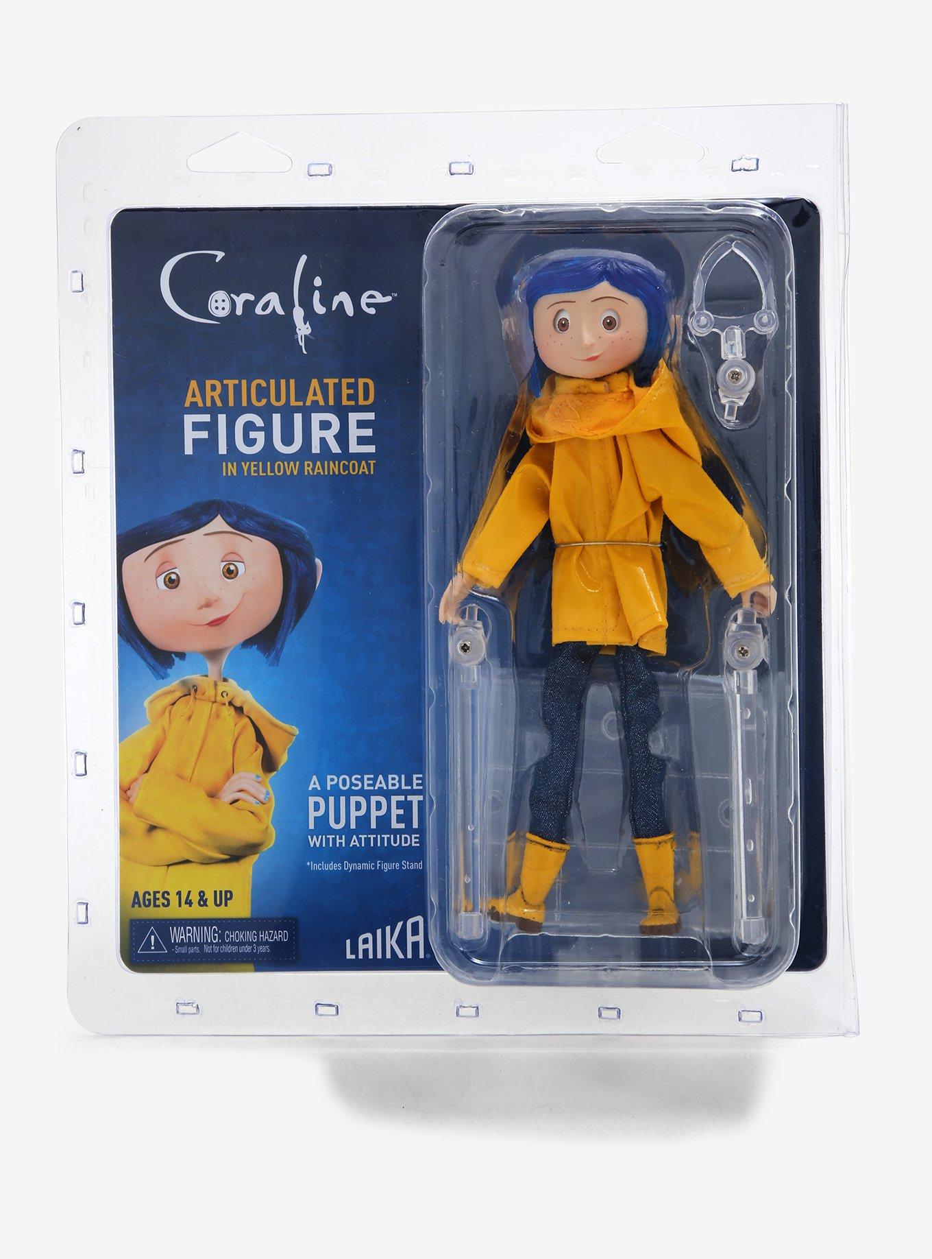 Coraline Yellow Raincoat Articulated Figure, , alternate
