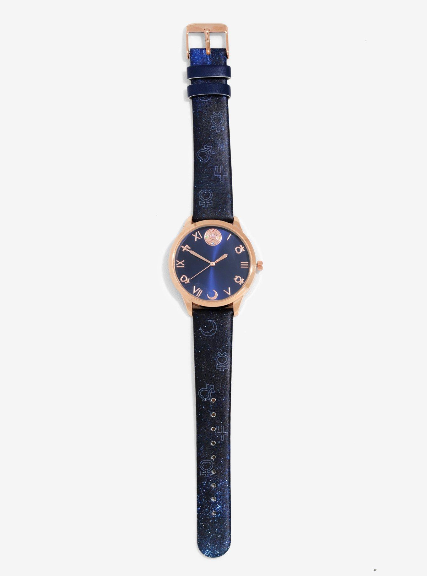 Sailor Moon Celestial Rose Gold Watch - BoxLunch Exclusive, , alternate