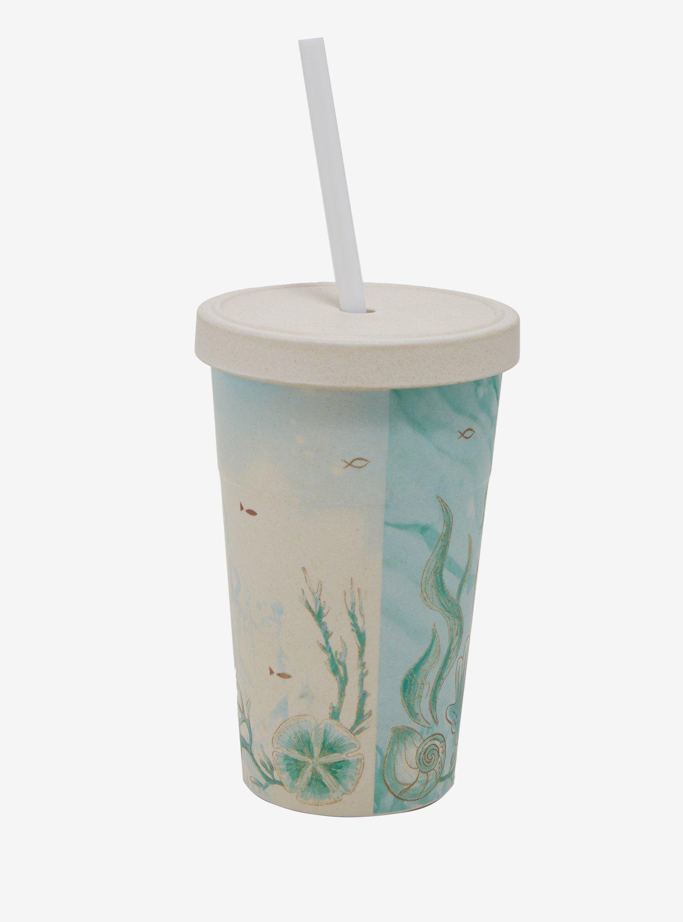 Disney The Little Mermaid Seascape Bamboo Travel Cup - BoxLunch Exclusive, , alternate