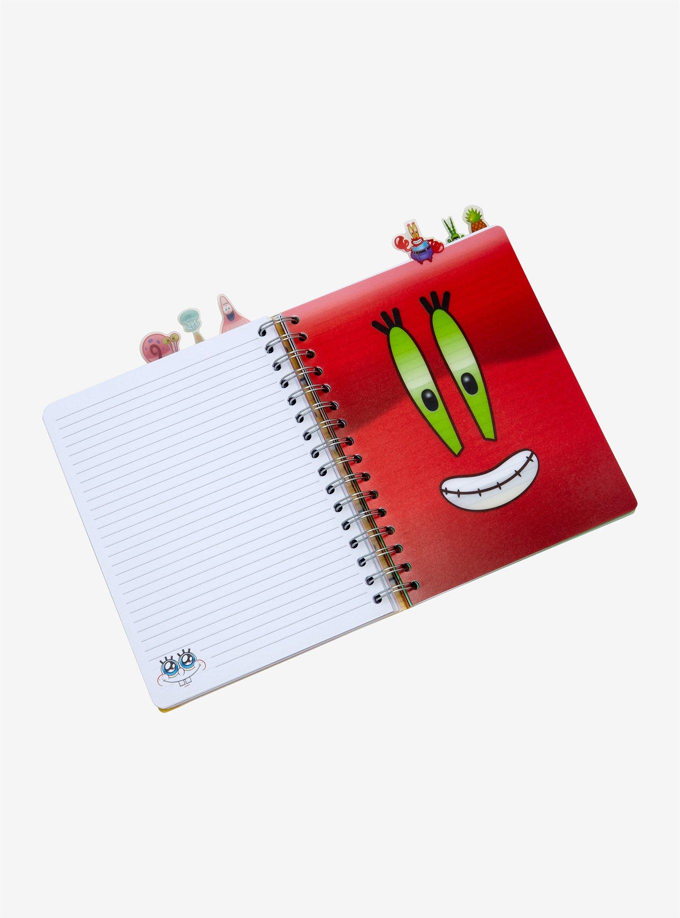 SpongeBob SquarePants Glasses Tabbed Journal, , alternate