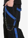 Tripp Black & Blue Chain Zip-Off Pants, BLUE, alternate