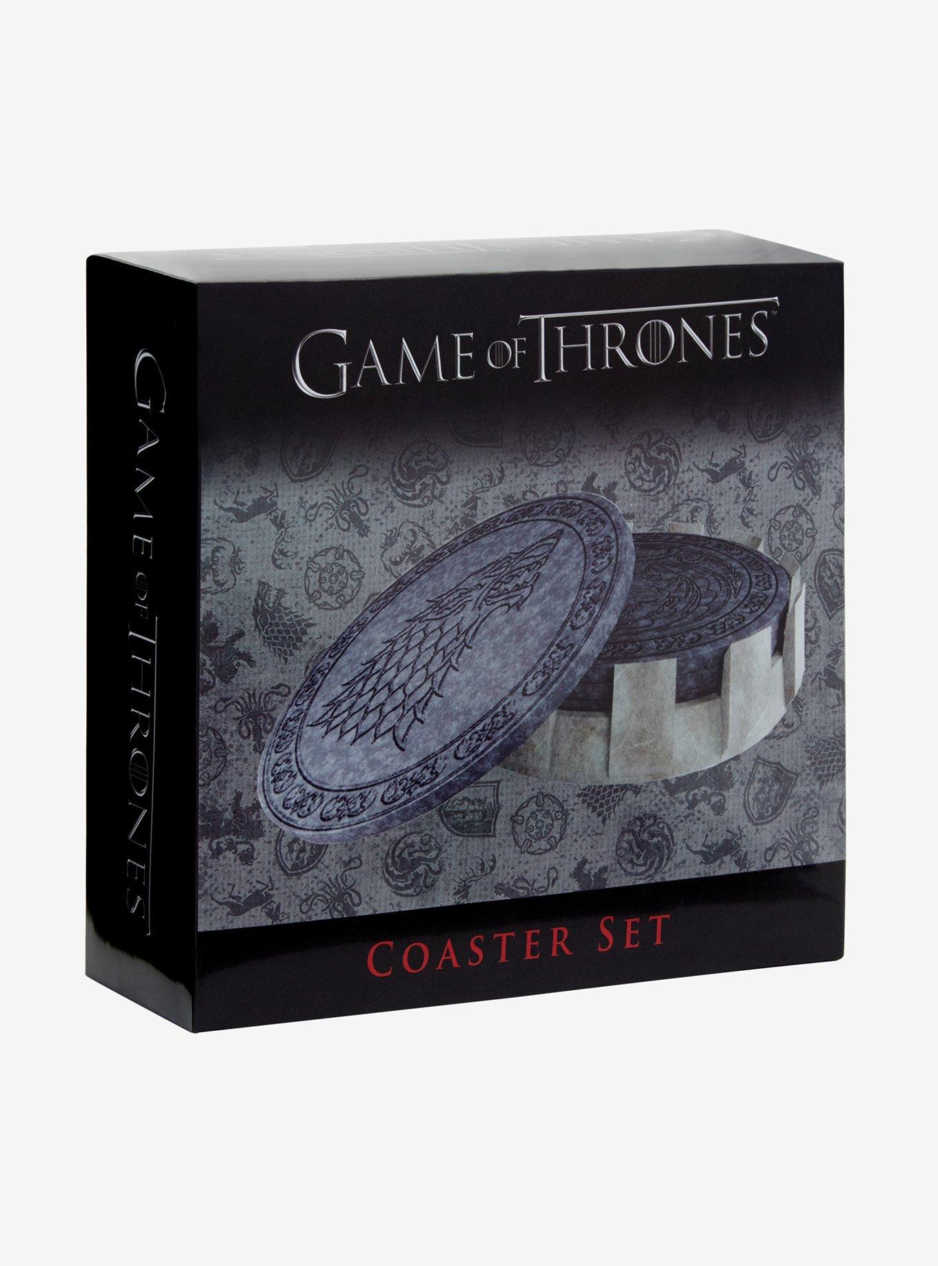 Game Of Thrones Sigil Resin Coaster Set, , alternate