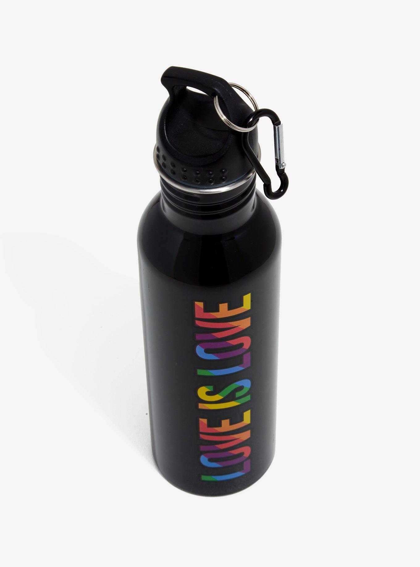 Love Is Love Carabiner Water Bottle, , alternate