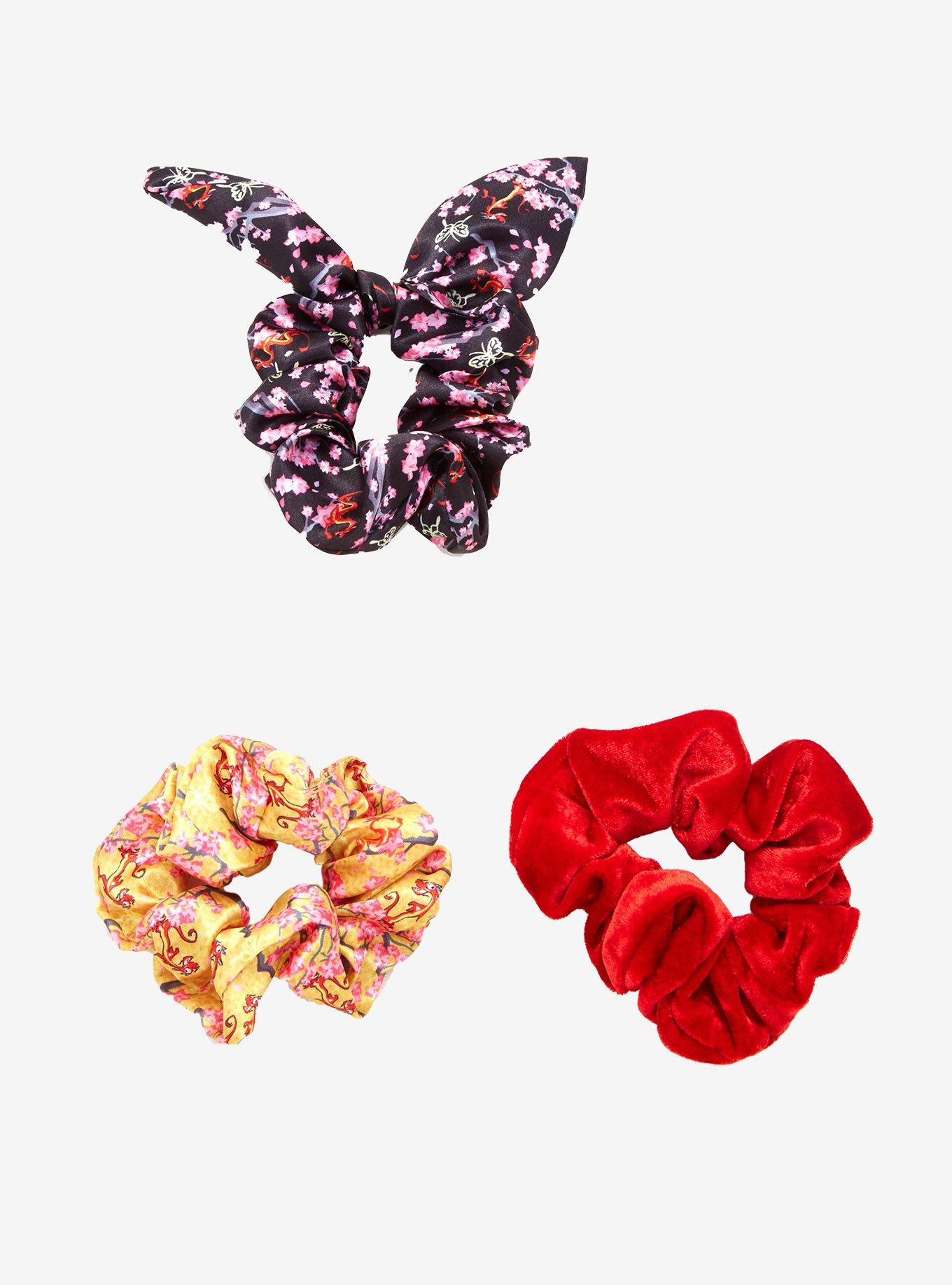 Disney Mulan Mushu Scrunchy Set - BoxLunch Exclusive, , alternate