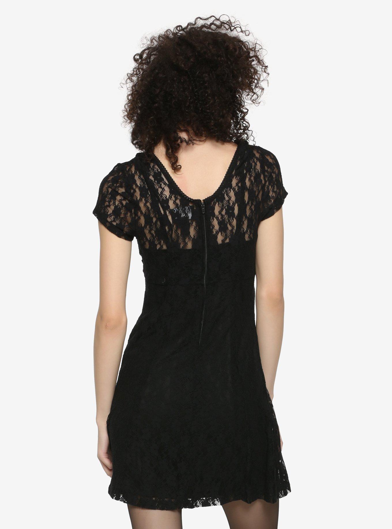 Royal Bones By Tripp Black Lace Dress, , alternate