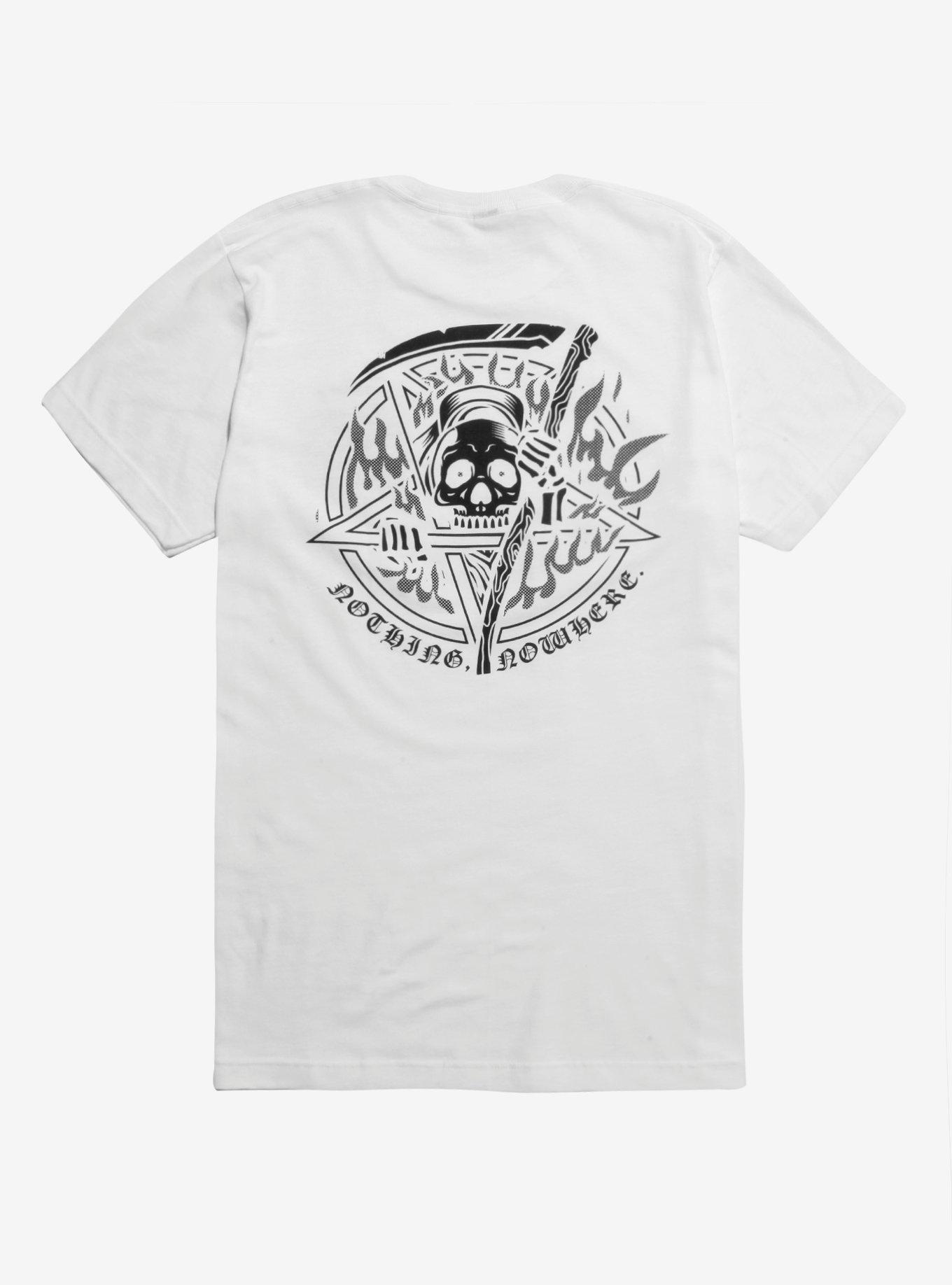 Nothing,Nowhere Pentagram Reaper T-Shirt, , alternate