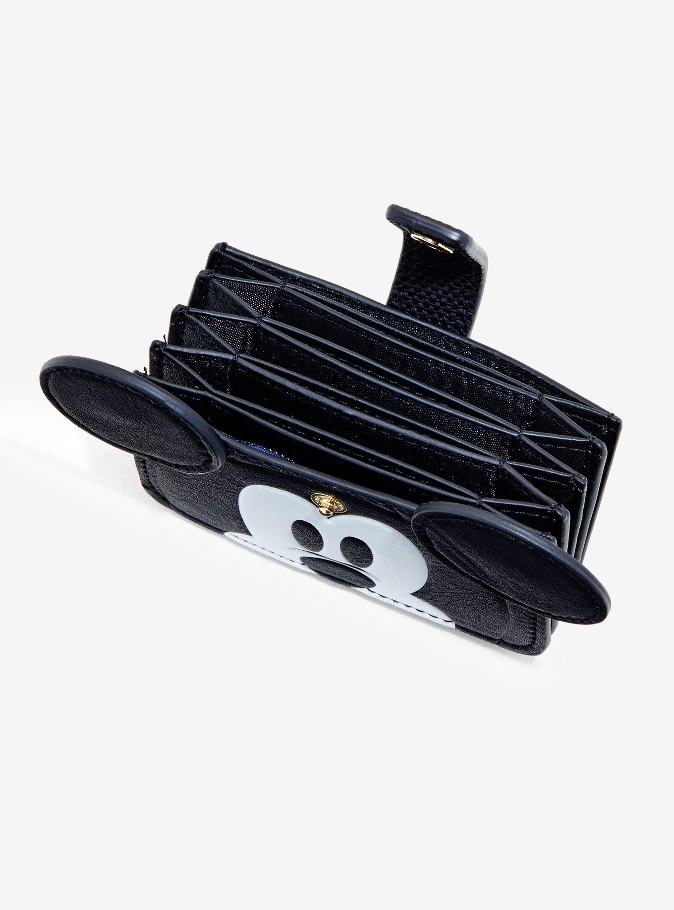 Disney Mickey Mouse Face Accordion Wallet, , alternate