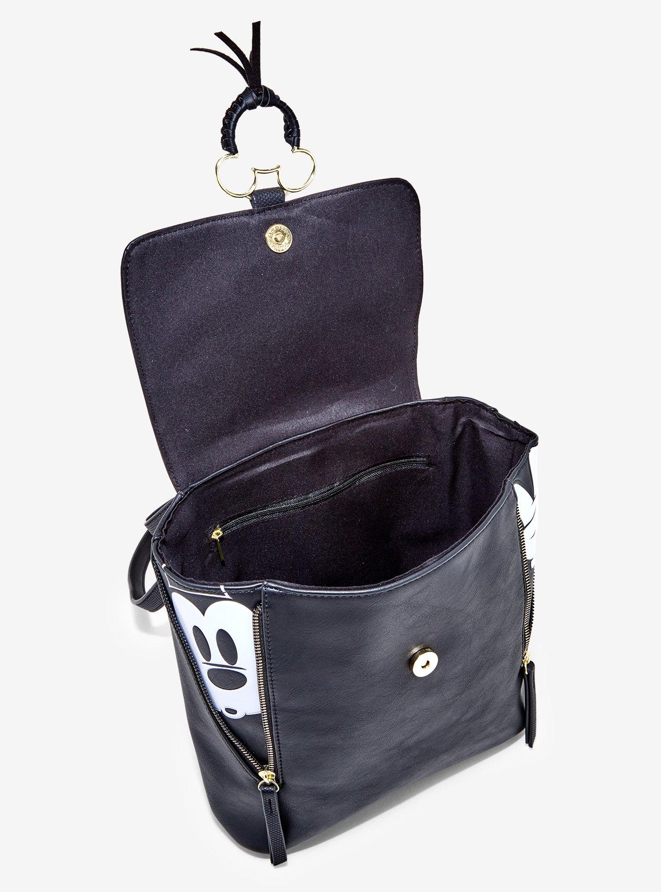 Disney Mickey Mouse Black & White Mini Backpack, , alternate